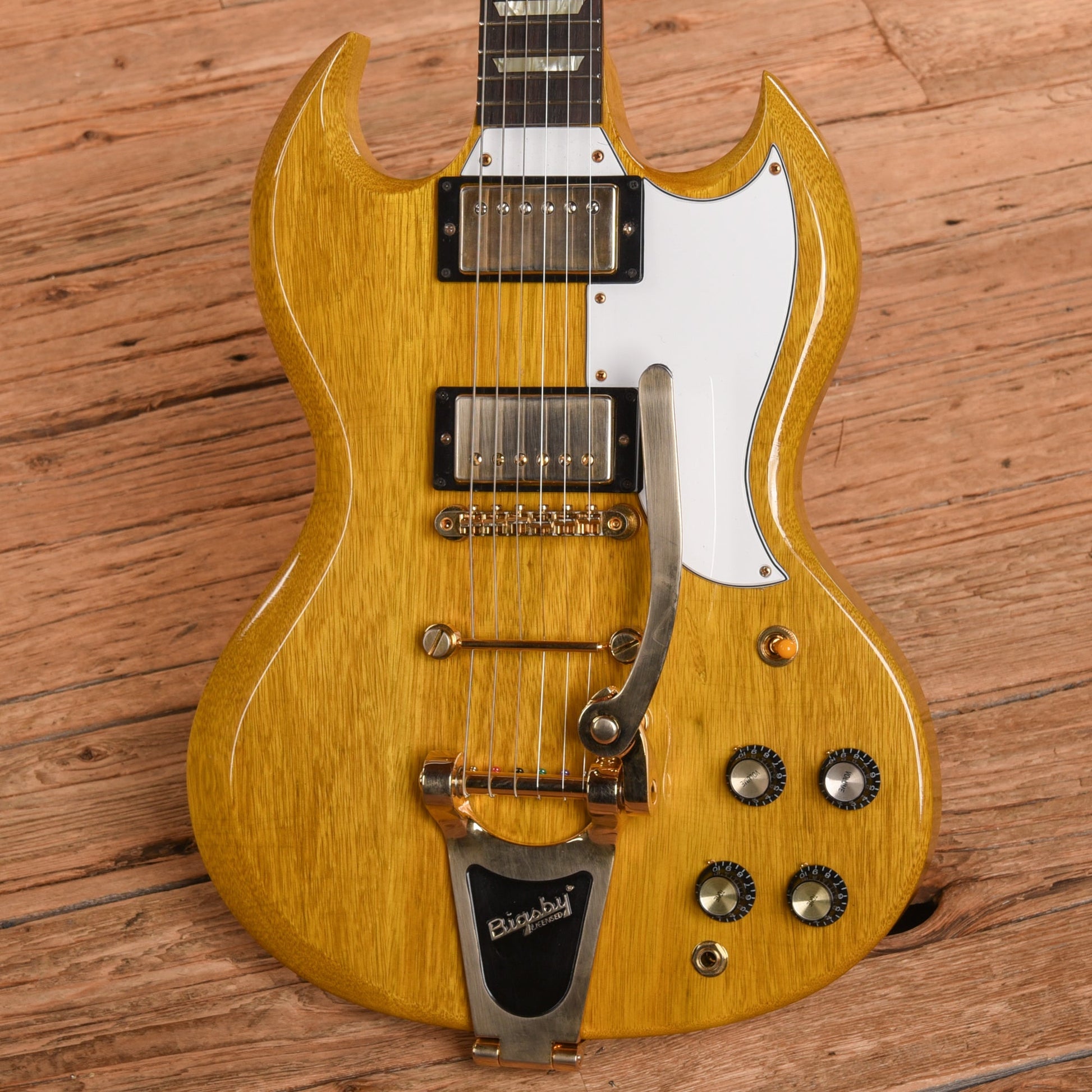 Banker Custom Guitars Ironman Duo Korina Natural