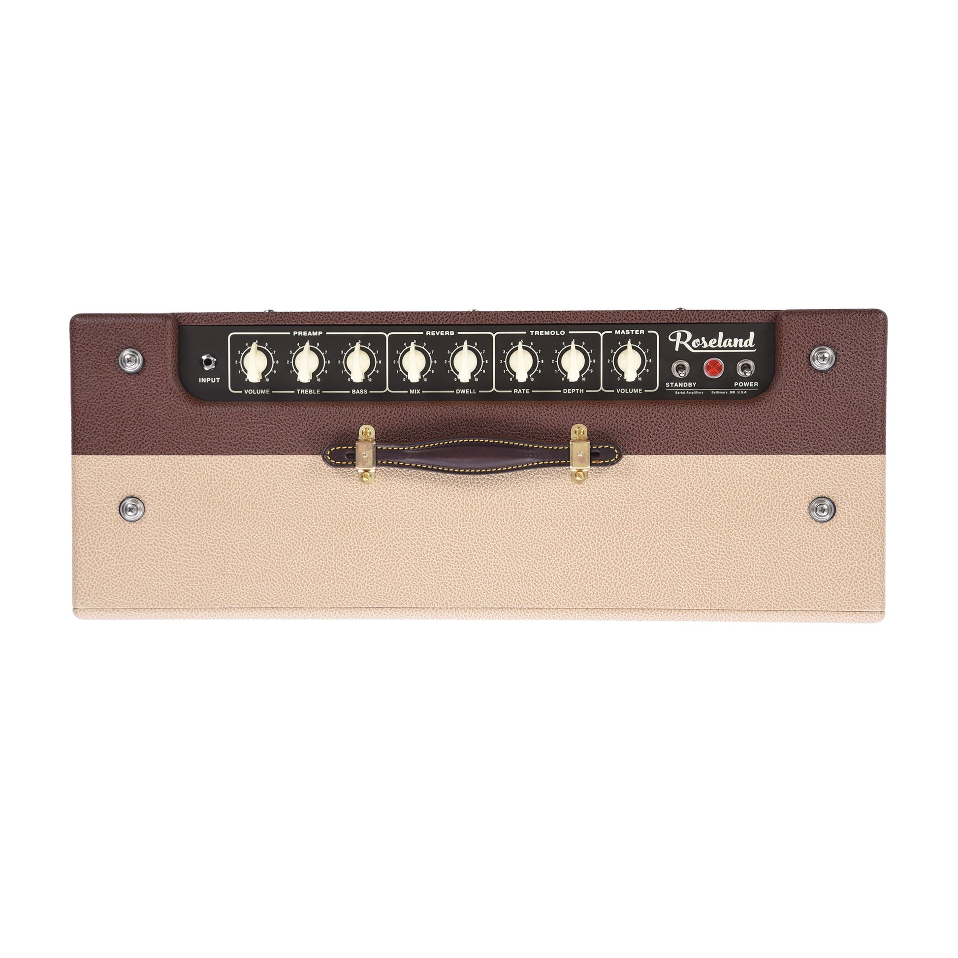 Bartel Roseland 45w Head Ivory/Brown Tolex w/Reverb & Tremolo