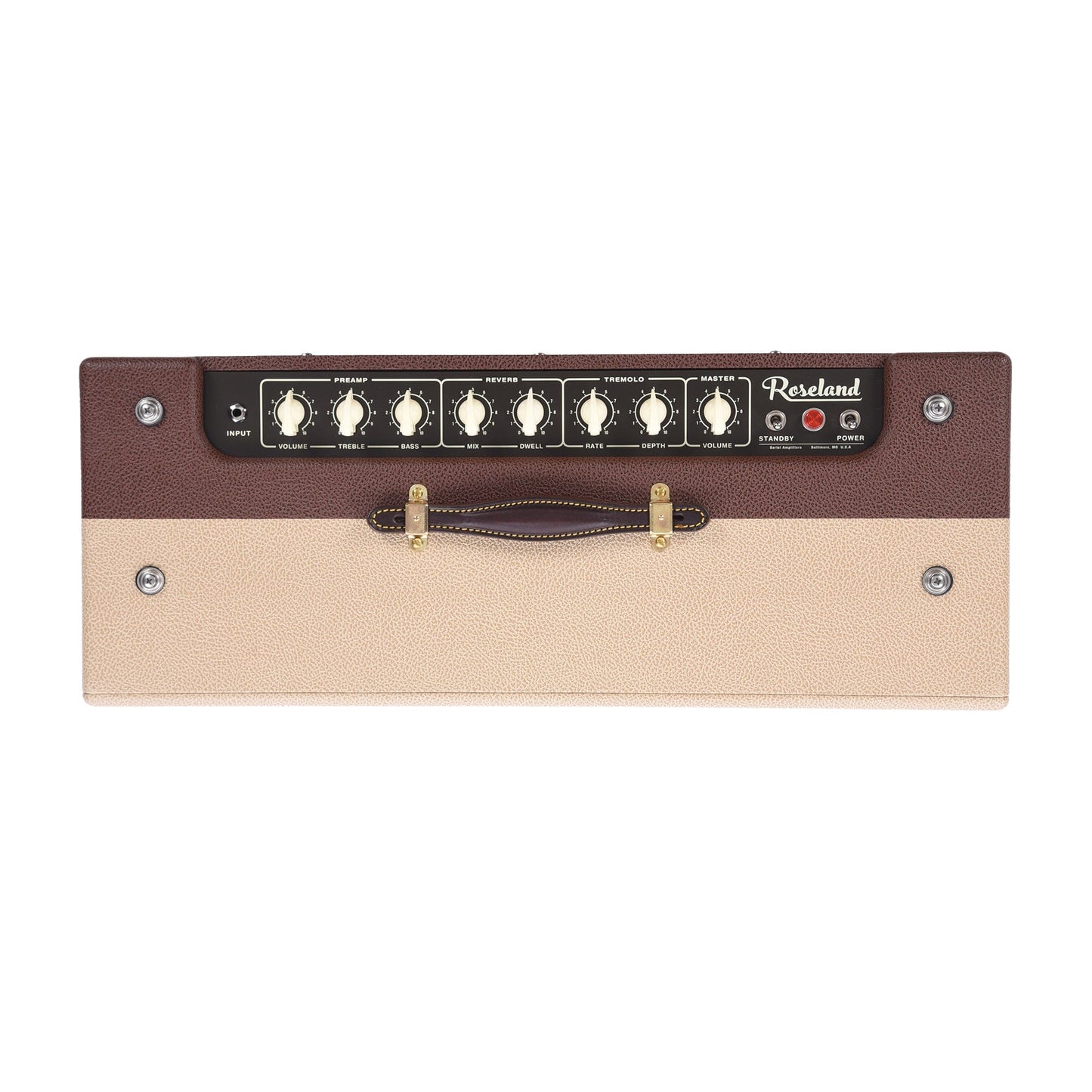 Bartel Roseland 45w Head Ivory/Brown Tolex w/Reverb & Tremolo