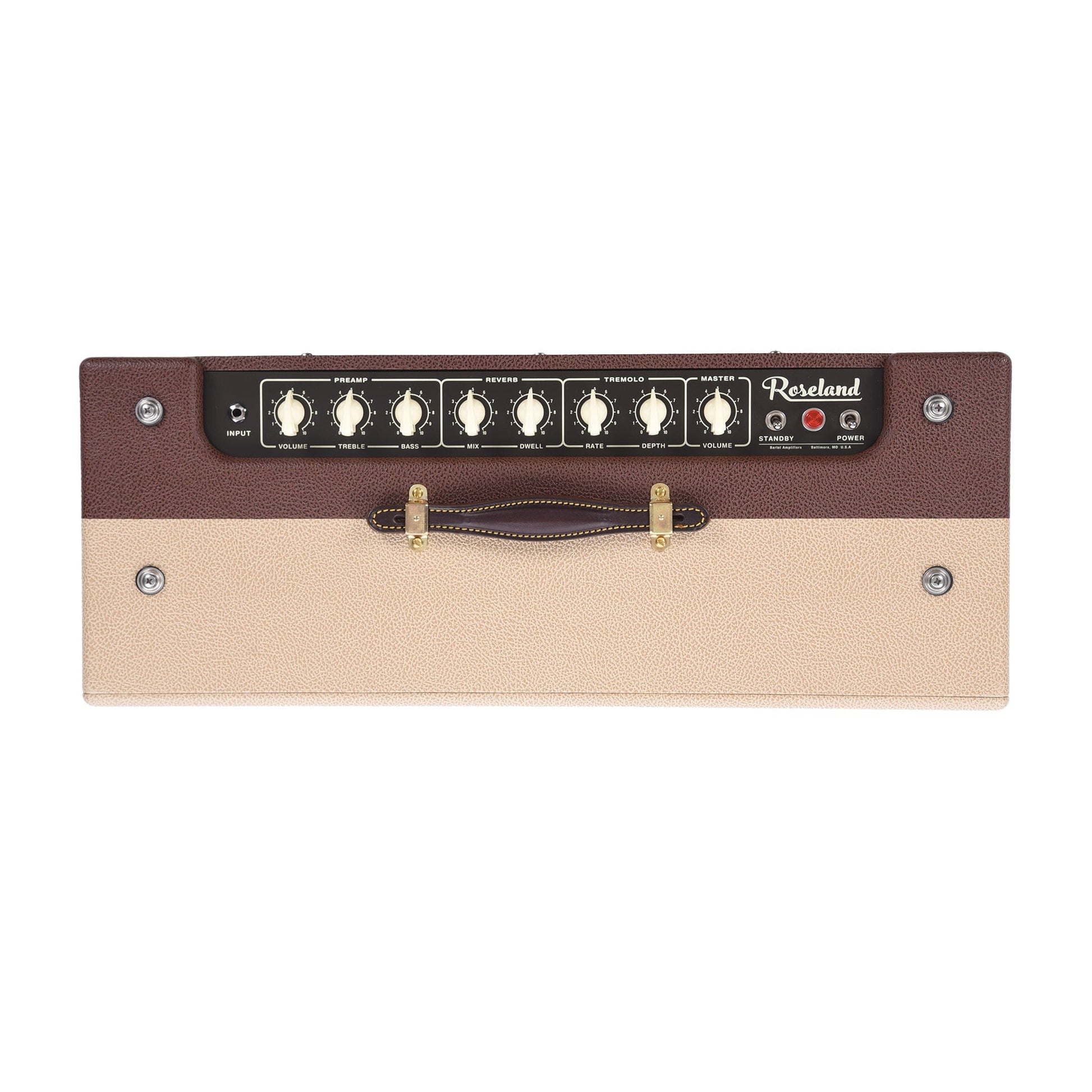 Bartel Roseland 45w Head Ivory/Brown Tolex w/Reverb & Tremolo