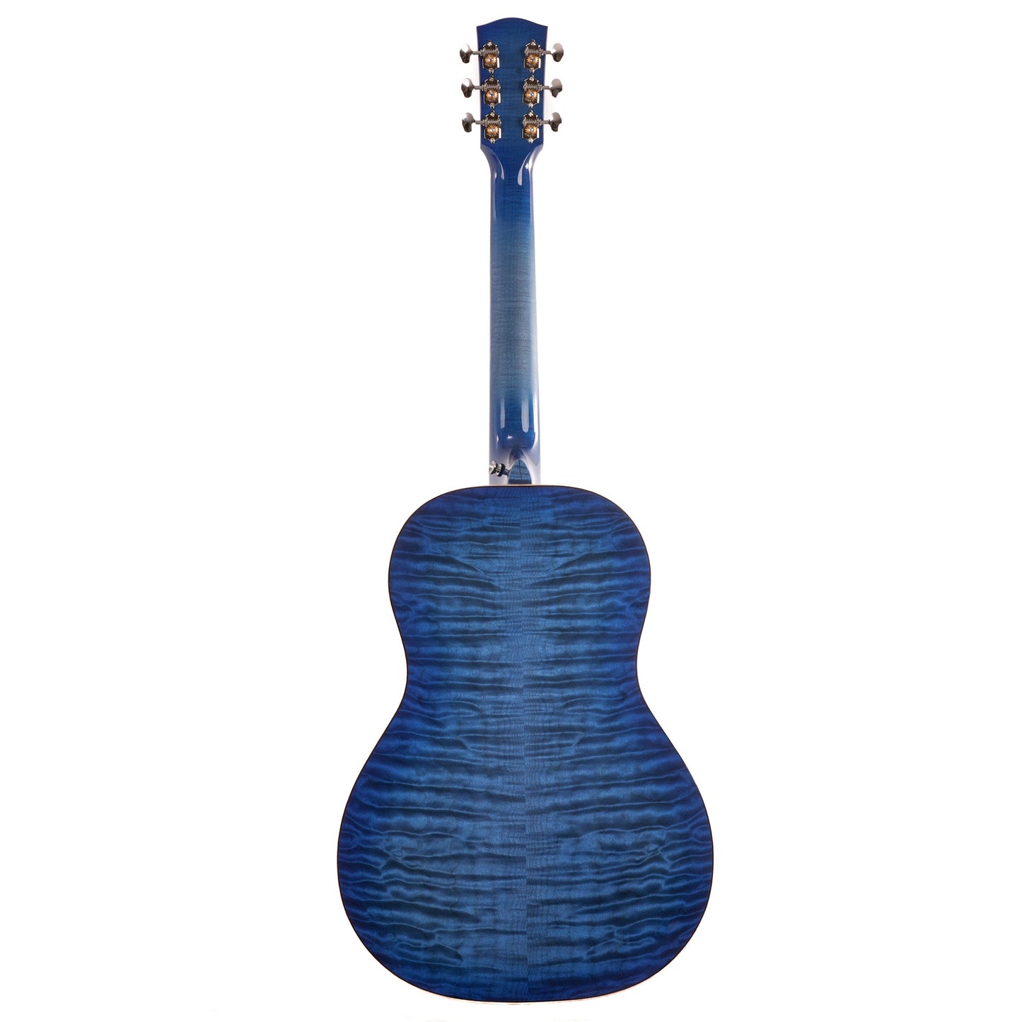 Bedell Seed to Song Parlor Acoustic Guitar - Quilt Maple and Adirondack Spruce - Sapphire - CHUCKSCLUSIVE - #822004