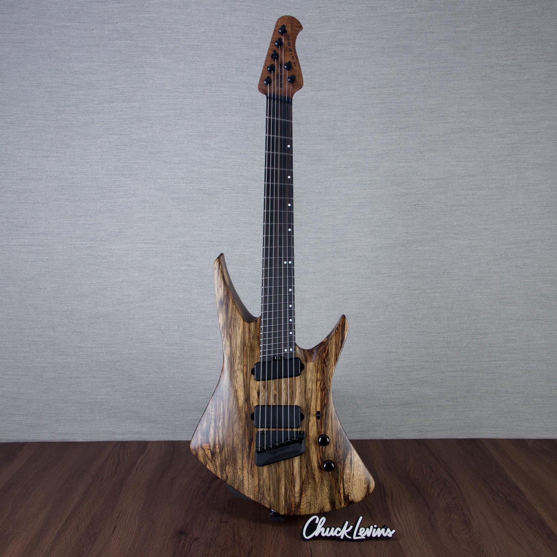 Ernie Ball Music Man Limited Edition Kaizen 7 7-String Electric Guitar - Black Limba - #S12150