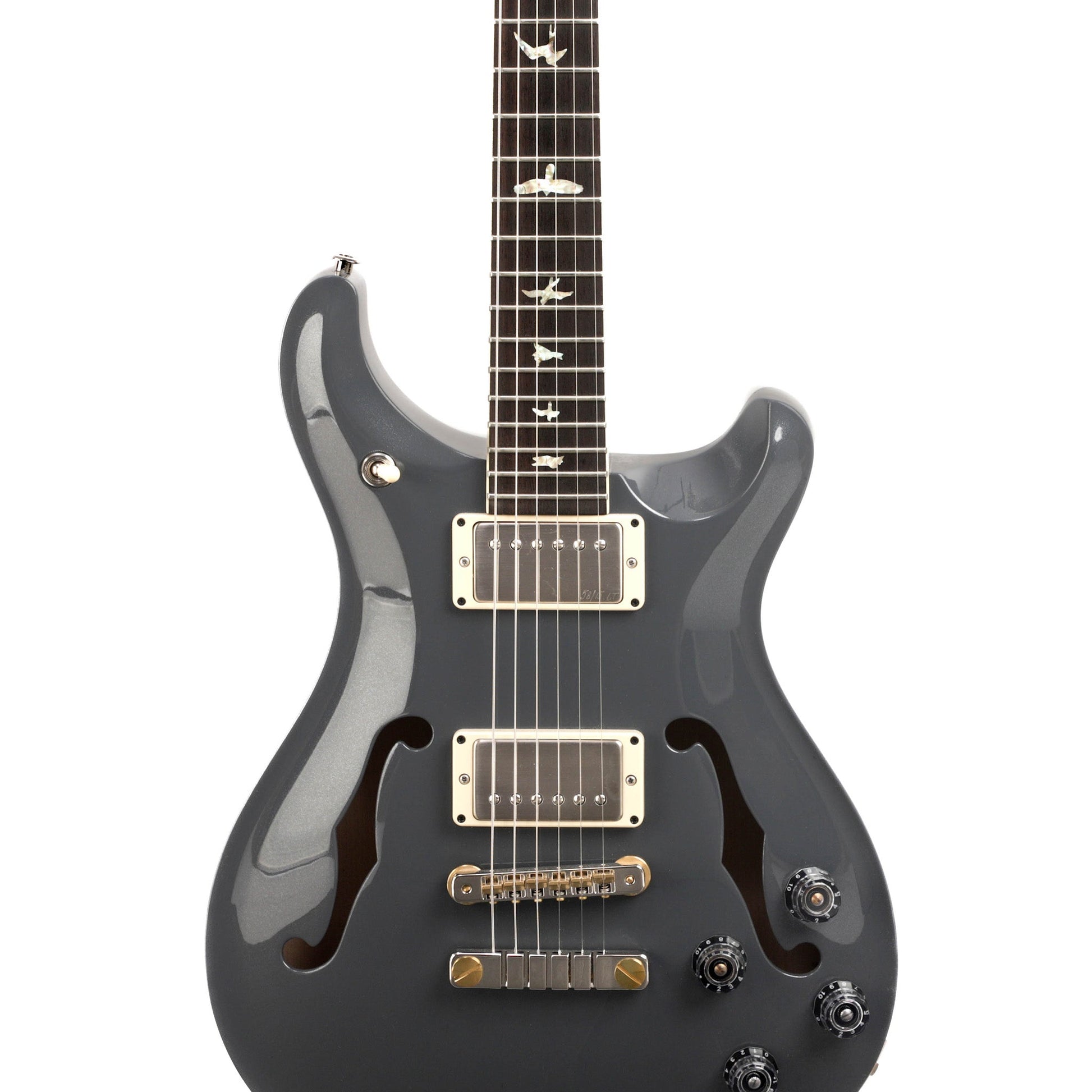PRS McCarty 594 Hollowbody II Electric Guitar - Silver Metallic Custom Color