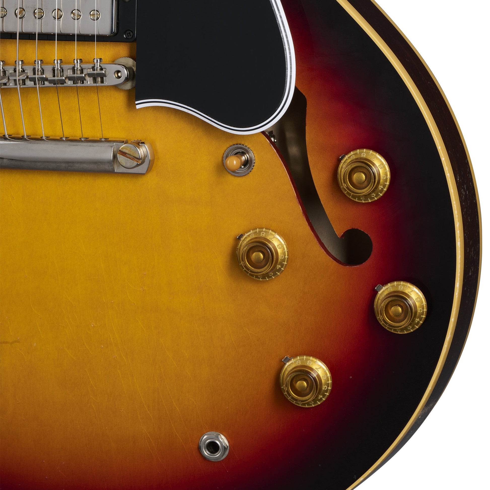 Gibson Custom Shop Murphy Lab 1958 ES-335 Reissue Semi-Hollowbody Electric Guitar - Light Aged Tri-Burst