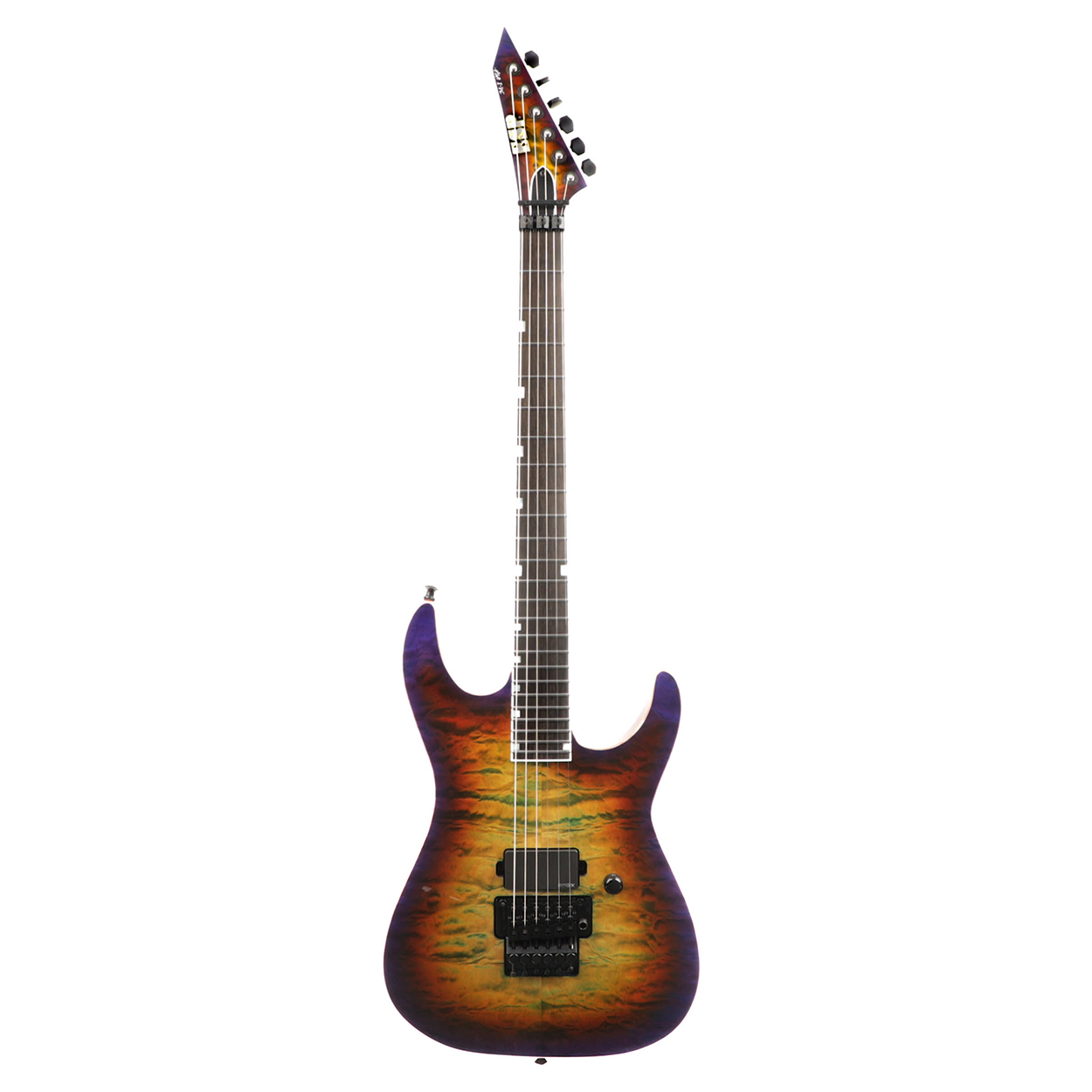 ESP USA M1 Deluxe FR Quilt Maple Top Electric Guitar - Lynch Burst - #US22269