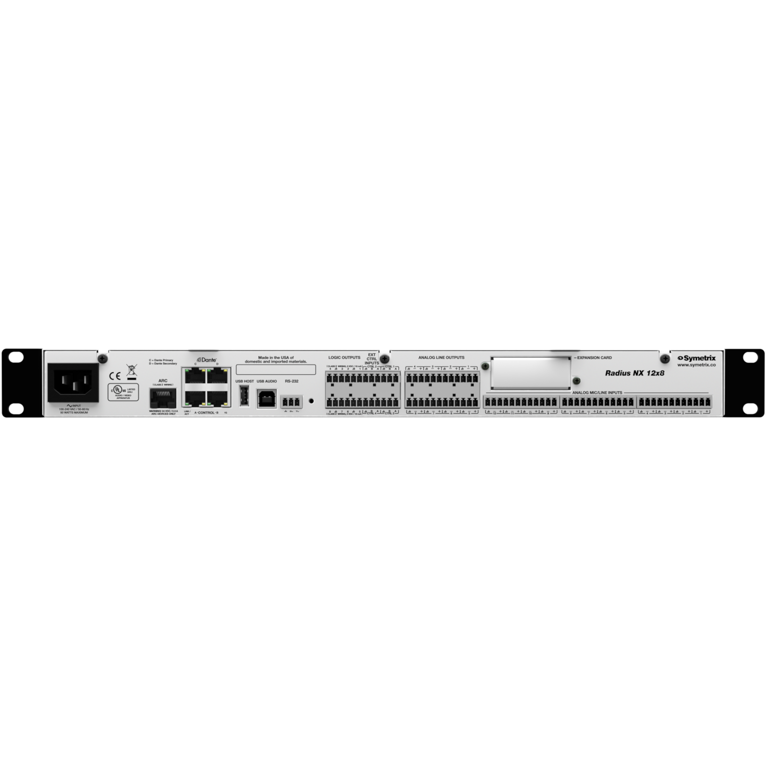 Symetrix Radius NX 12x8 Digital Signal Processor with Dante