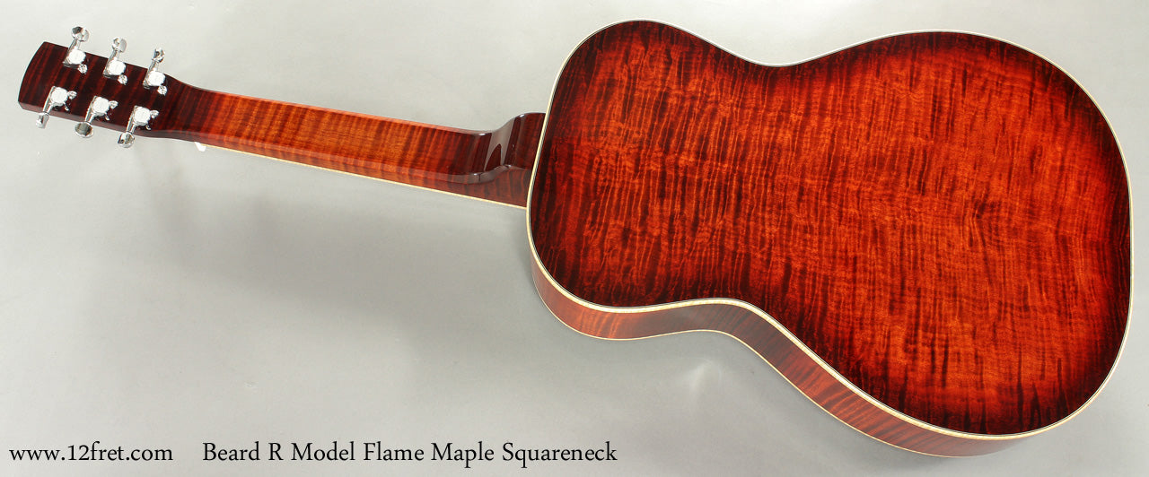 Beard R Model Flame Maple Squareneck Resonator Guitar