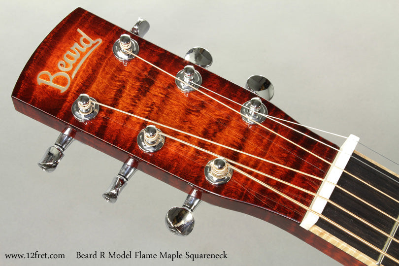 Beard R Model Flame Maple Squareneck Resonator Guitar