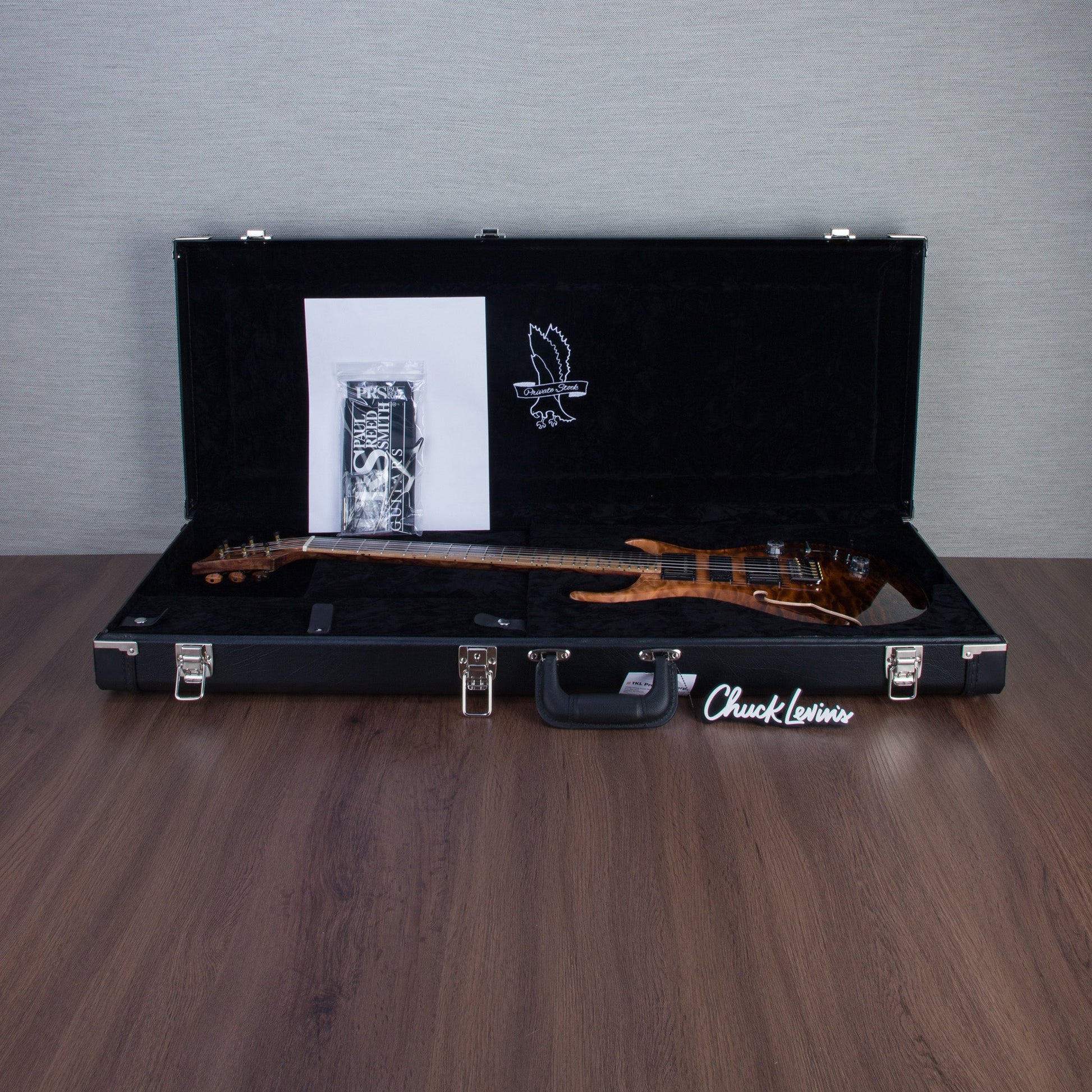 PRS Private Stock Special Sem-Hollow Electric Guitar - Amaretto Reverse Dragons Breath - #240383000 - 2024