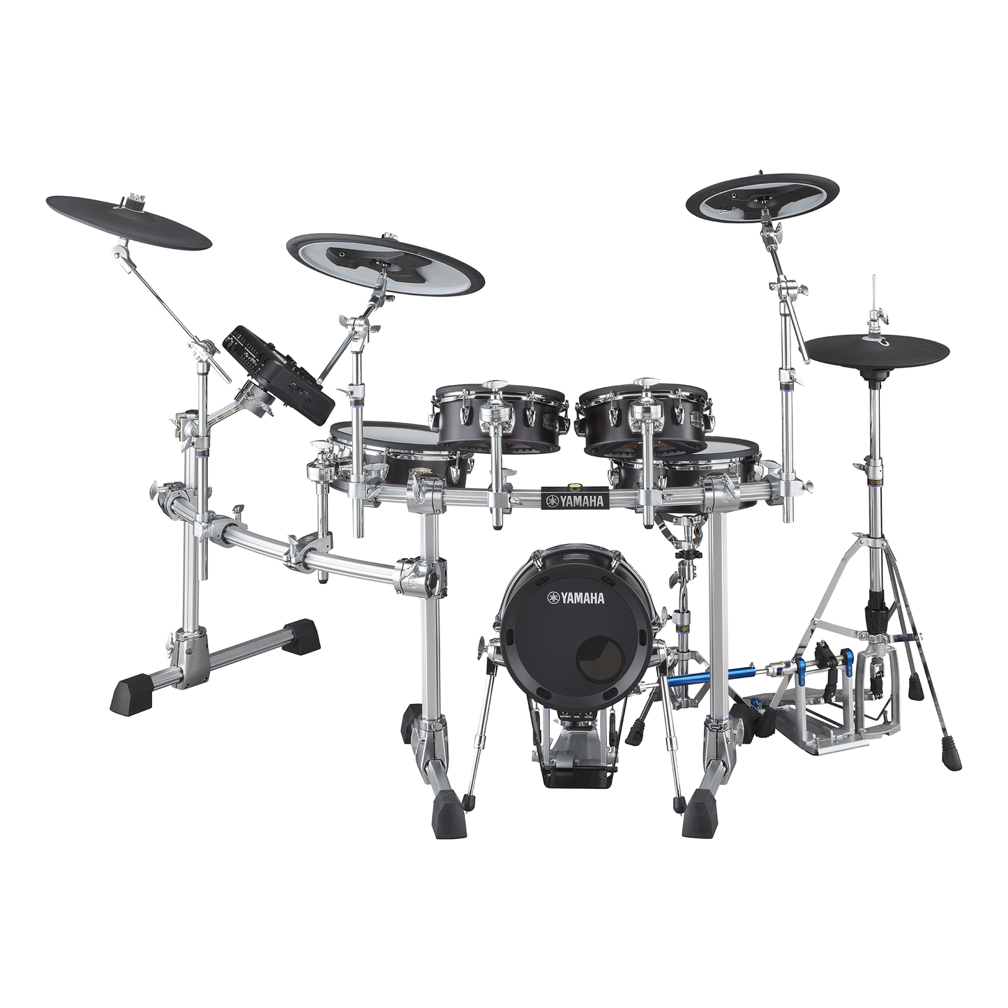 Yamaha DTX10K-M BF Electronic Drum Kit, Mesh Pads- Black Forest Finish