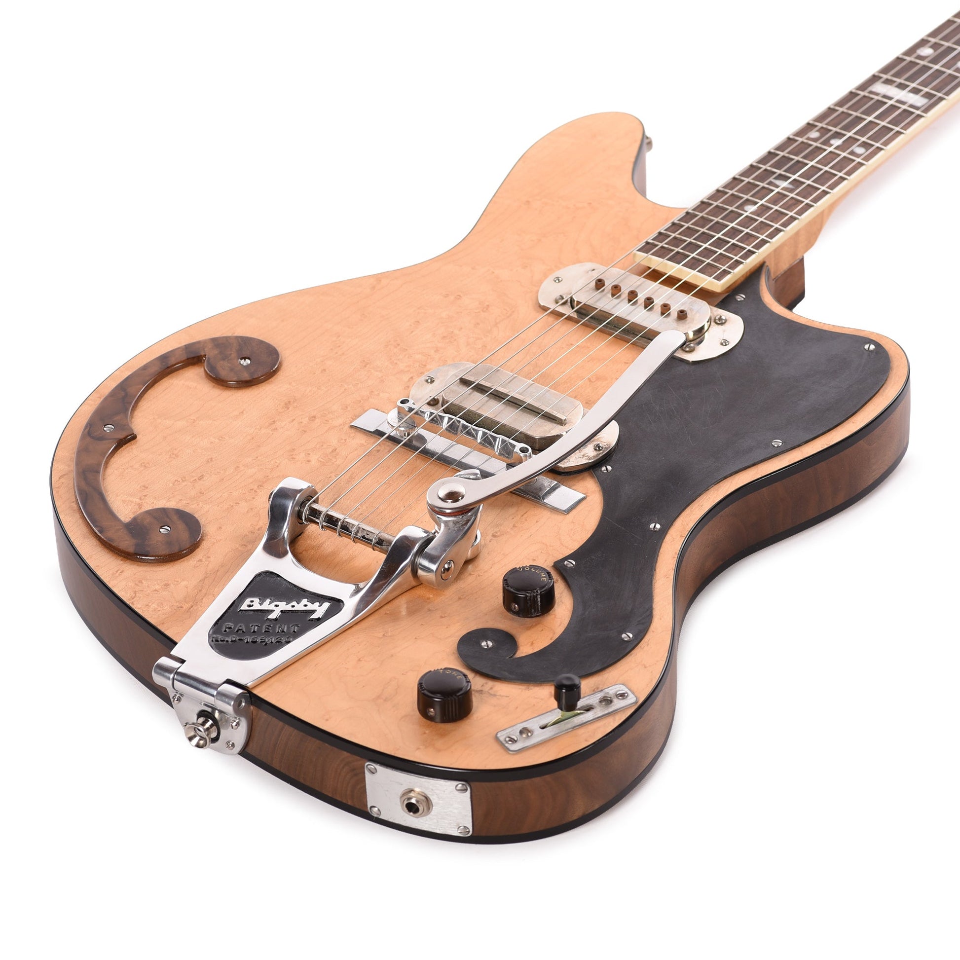 BilT P. Bigsby Zaftig Birdseye Maple/Walnut Satin w/Mojo P.A.B. Pickups