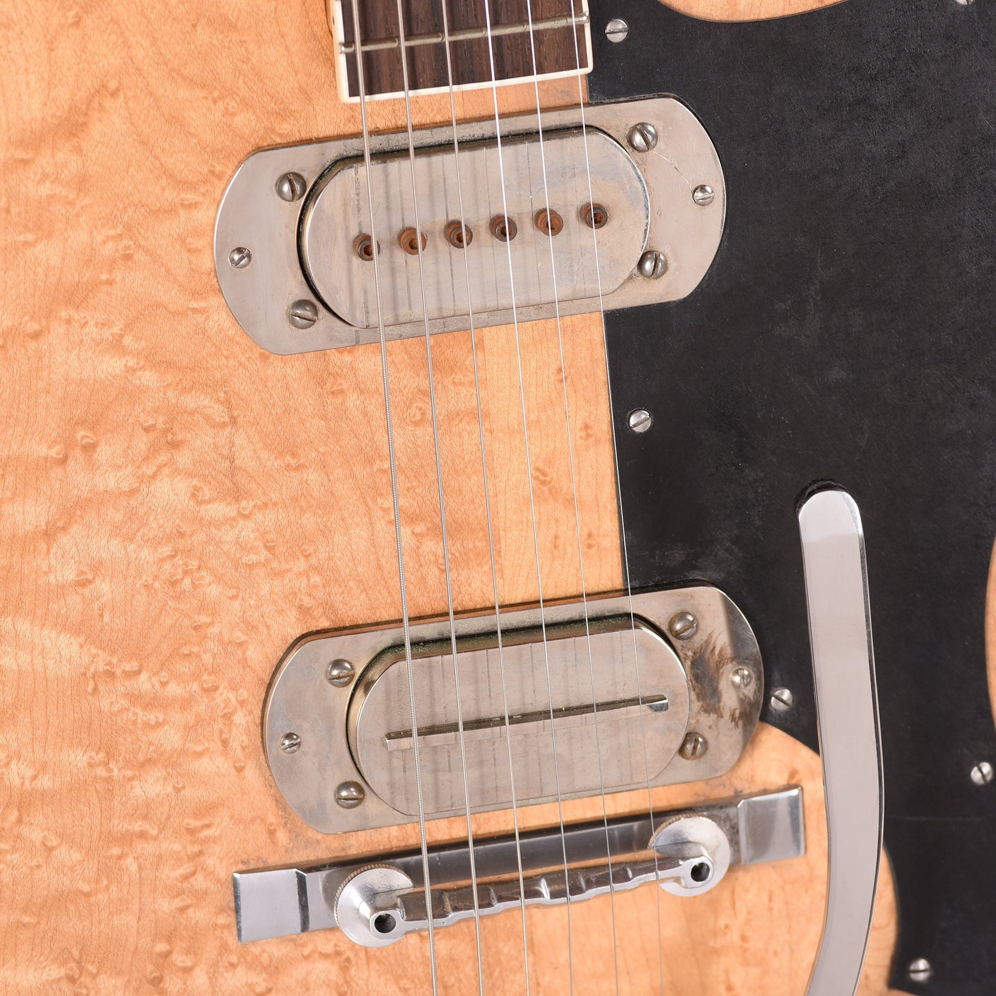 BilT P. Bigsby Zaftig Birdseye Maple/Walnut Satin w/Mojo P.A.B. Pickups