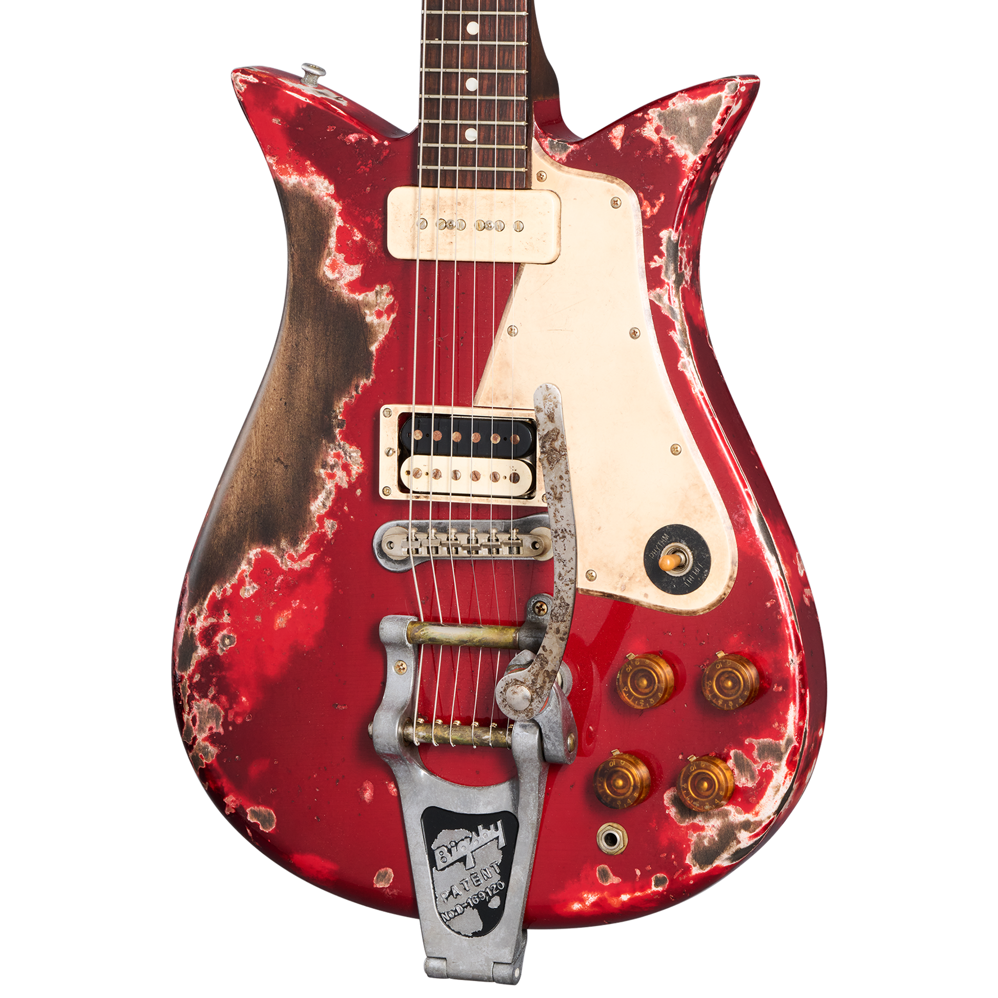 Gibson Custom Leo Scala Theodore Retroliner – Bleeding Red, Bleeding Red, Bleeding-Red