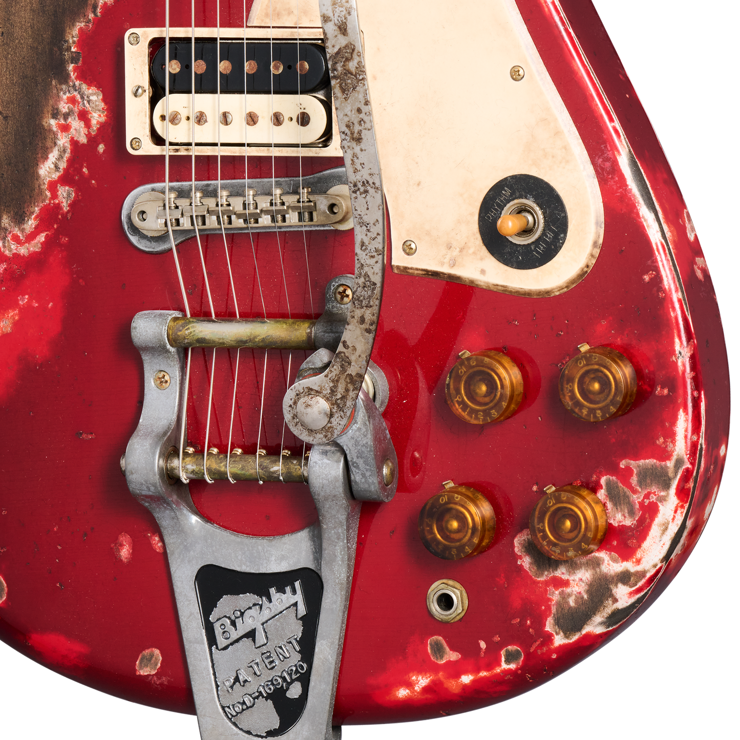 Gibson Custom Leo Scala Theodore Retroliner – Bleeding Red, Bleeding Red, Bleeding-Red