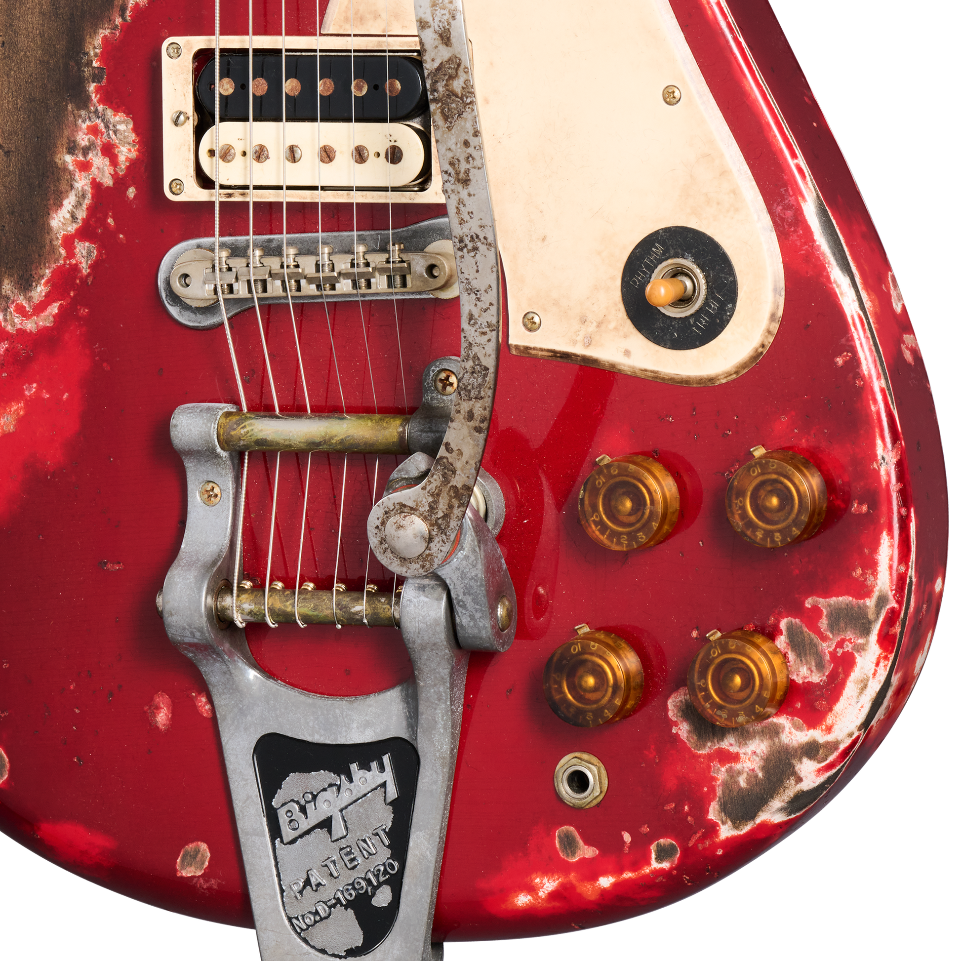 Gibson Custom Leo Scala Theodore Retroliner – Bleeding Red, Bleeding Red, Bleeding-Red
