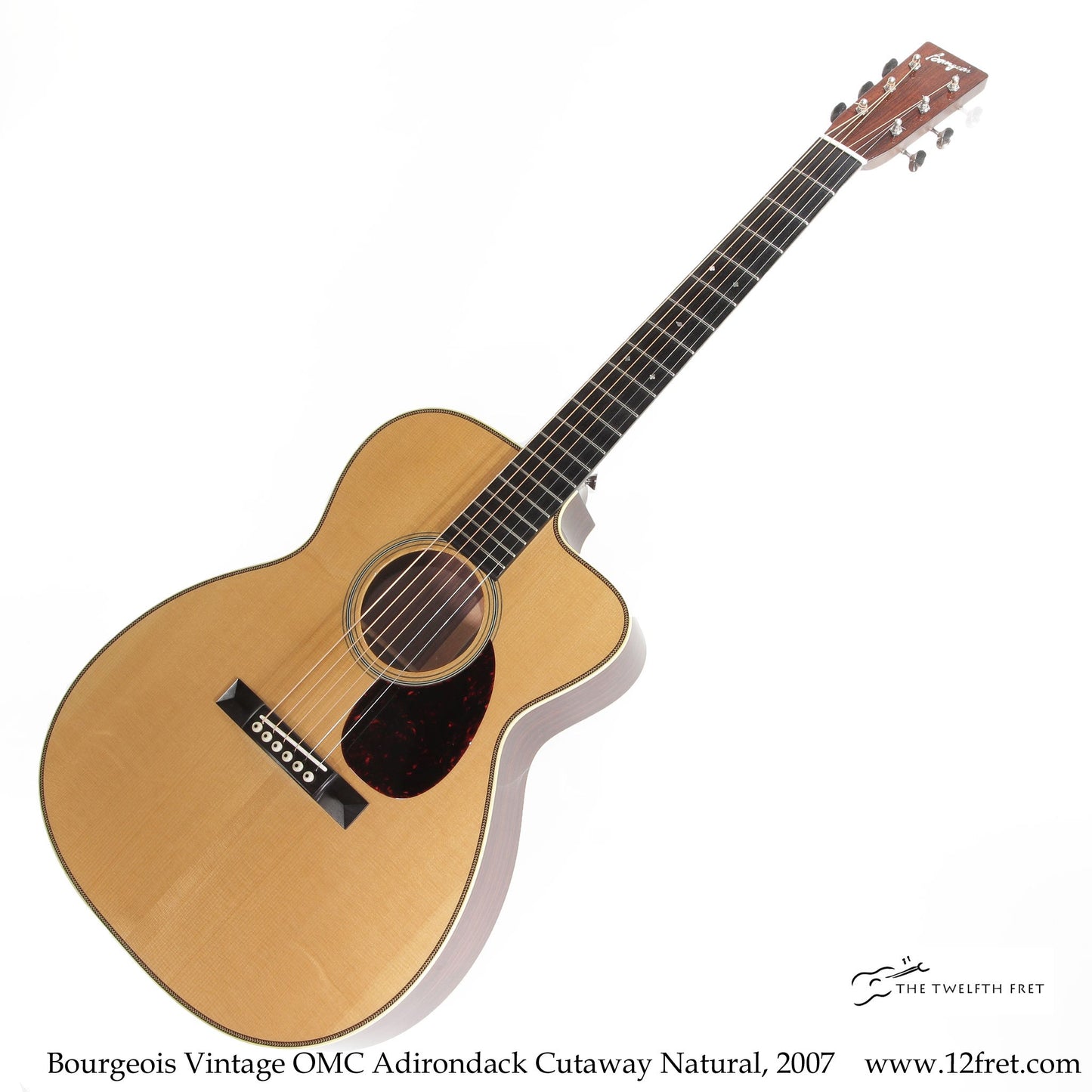 Bourgeois Vintage OMC Adirondack Cutaway Natural, 2007  [USED]