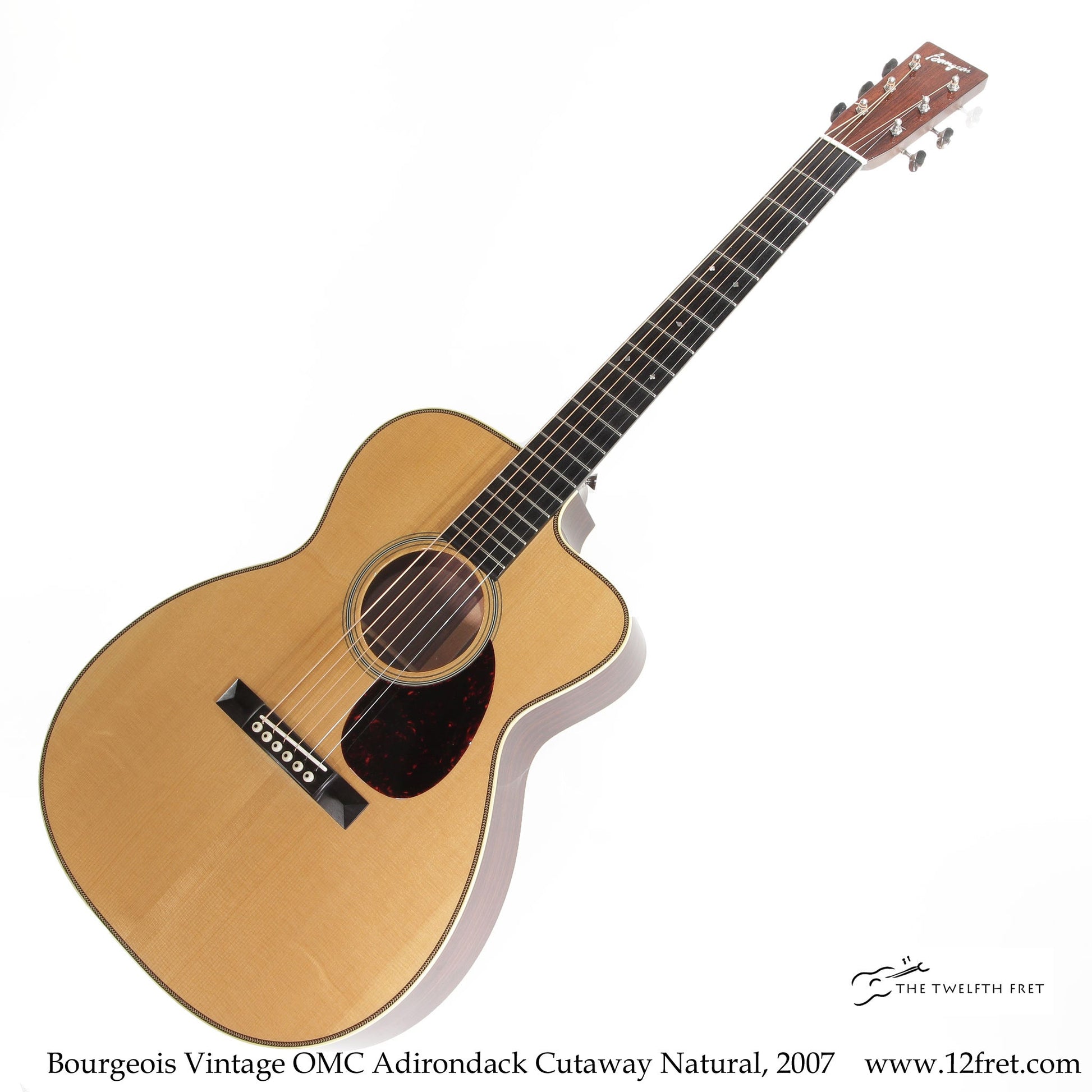 Bourgeois Vintage OMC Adirondack Cutaway Natural, 2007  [USED]