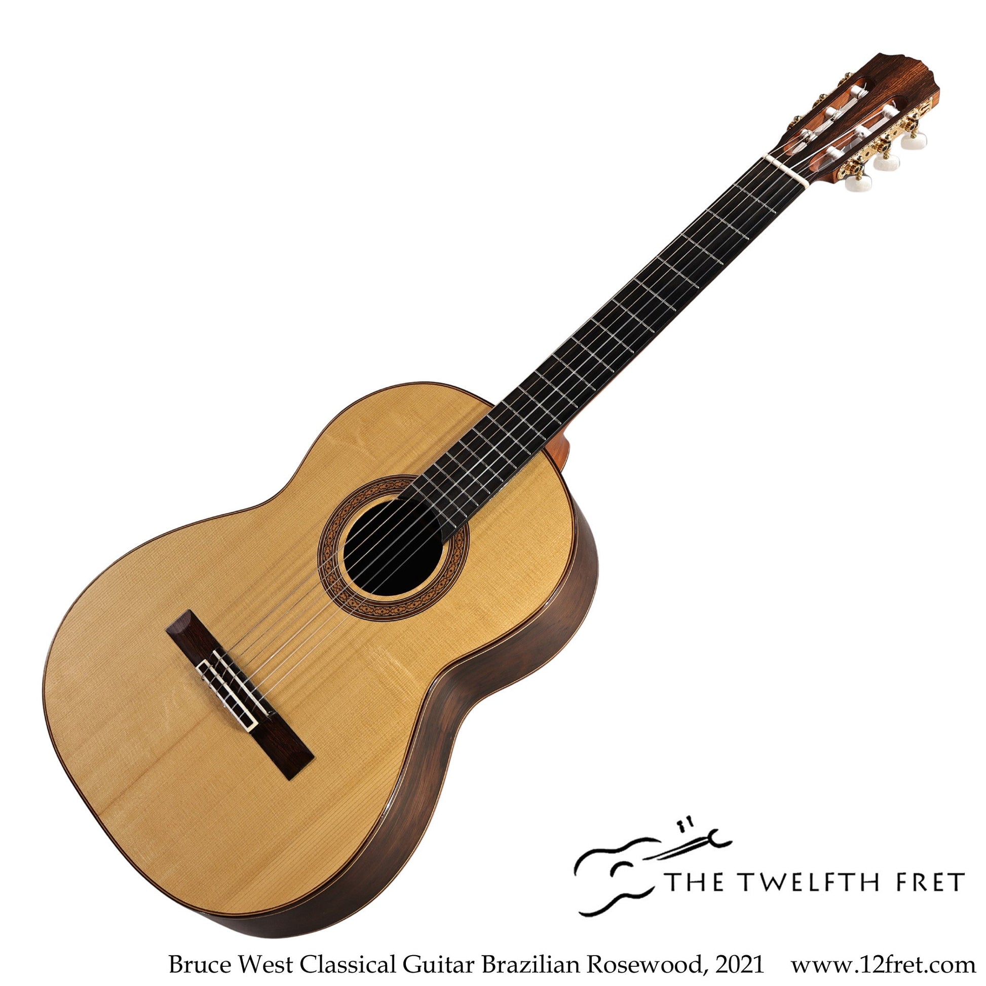 Bruce West Classical Guitar Brazilian Rosewood, 2021