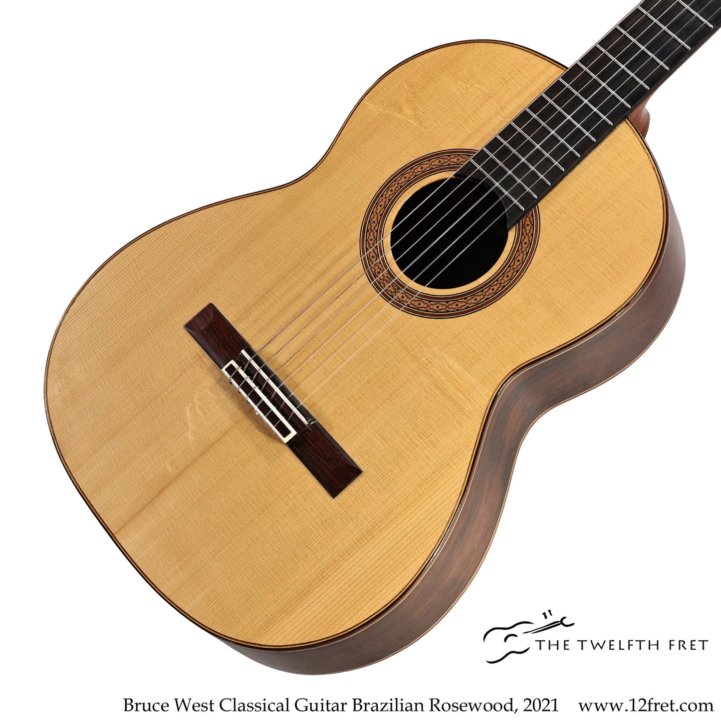 Bruce West Classical Guitar Brazilian Rosewood, 2021