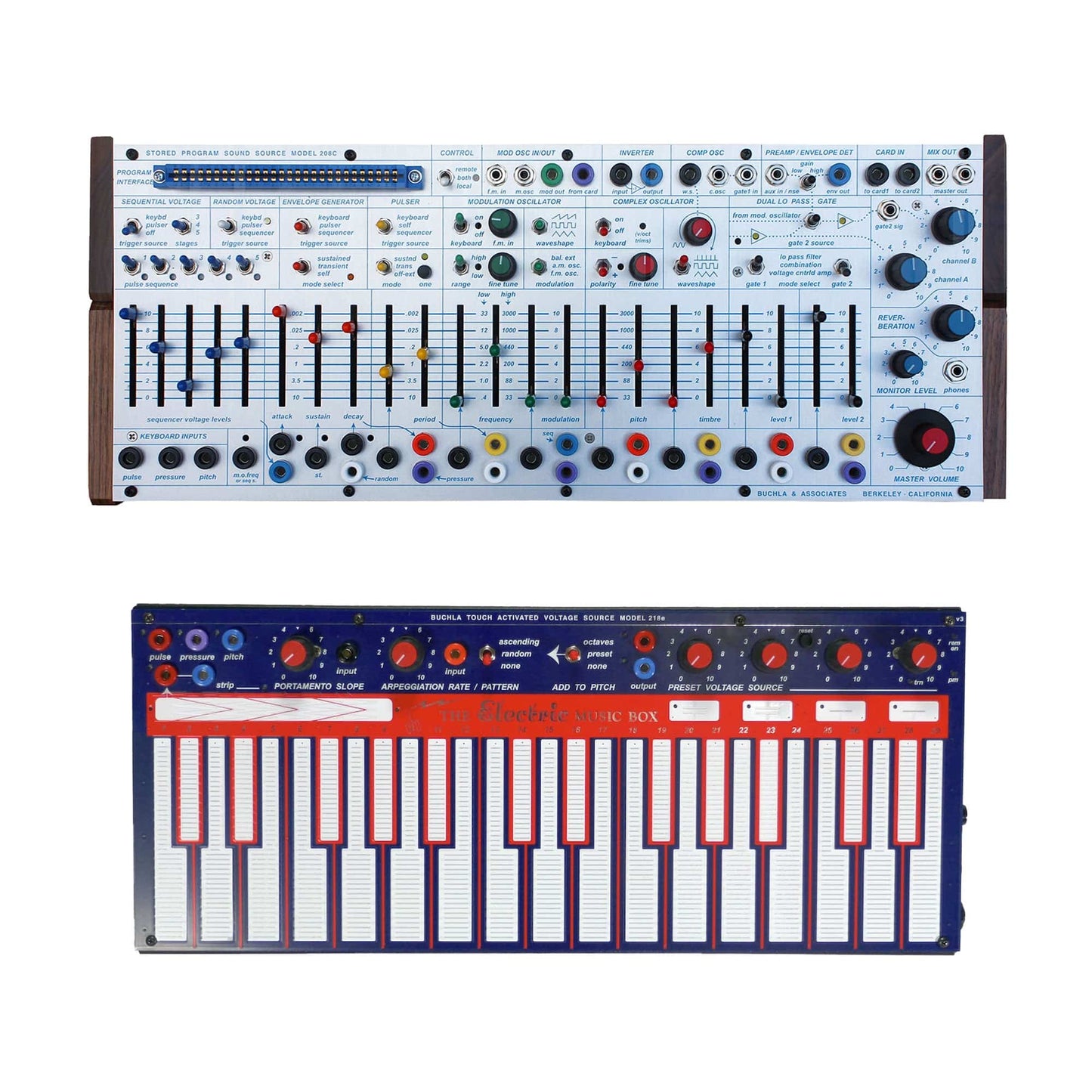 Buchla Easel Command Desktop Synthesizer and  LEM 218 Touch Keyboard Controller Bundle