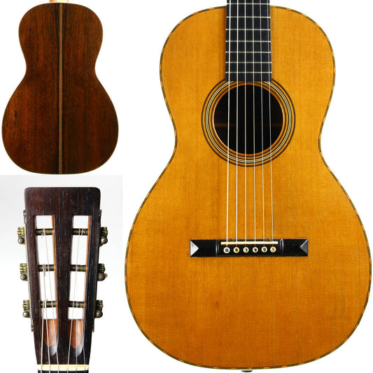 c. 1858 Martin 1-26 Adirondack Spruce, Brazilian Rosewood | Historical Acoustic Guitar!