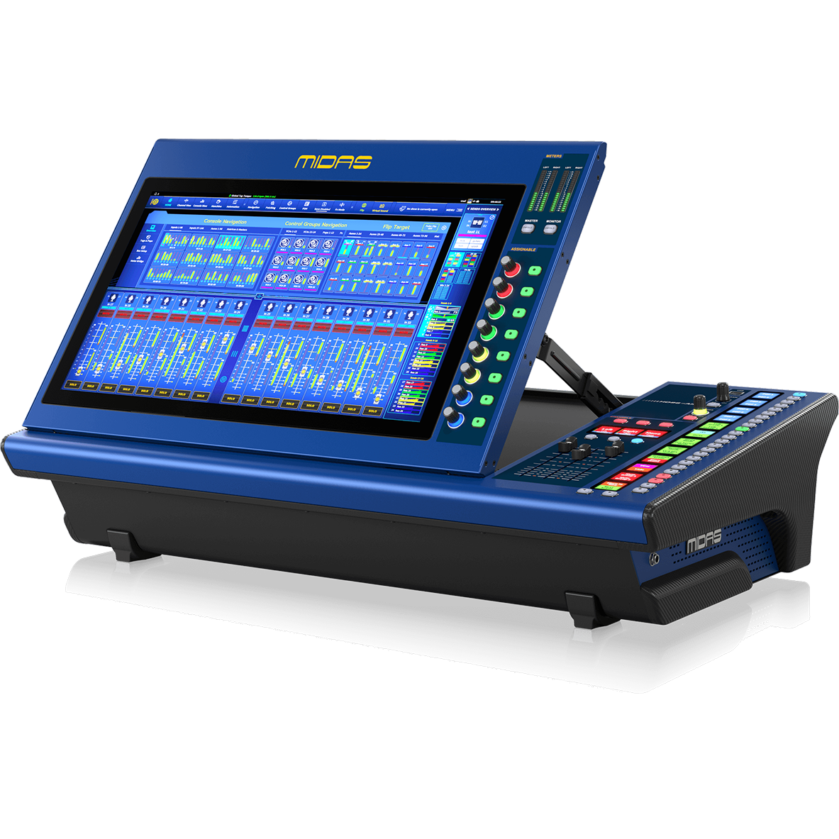 Midas HD96-AIR-CC-TP Live Digital Console with 21-Inch Touchscreen and Road Case