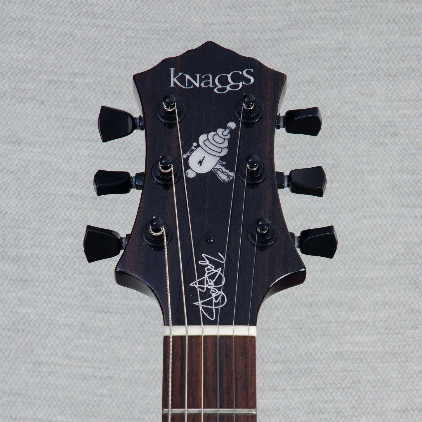 Knaggs Steve Stevens SSC Signature Electric Guitar - Indian Red/Natural - #398