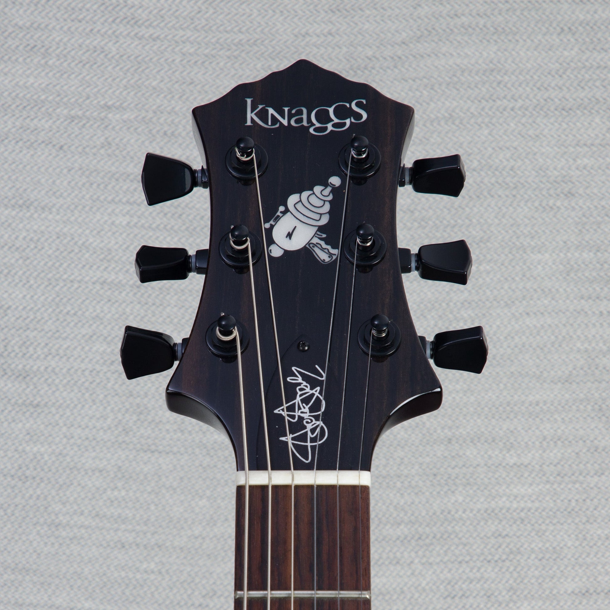 Knaggs Steve Stevens SSC Signature Electric Guitar - Indian Red/Natural - #398