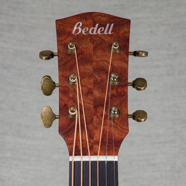 Bedell Seed to Song OM Acoustic Guitar - Quilt Bubinga and Sitka Spruce - Triple Burst - CHUCKSCLUSIVE - #1122007