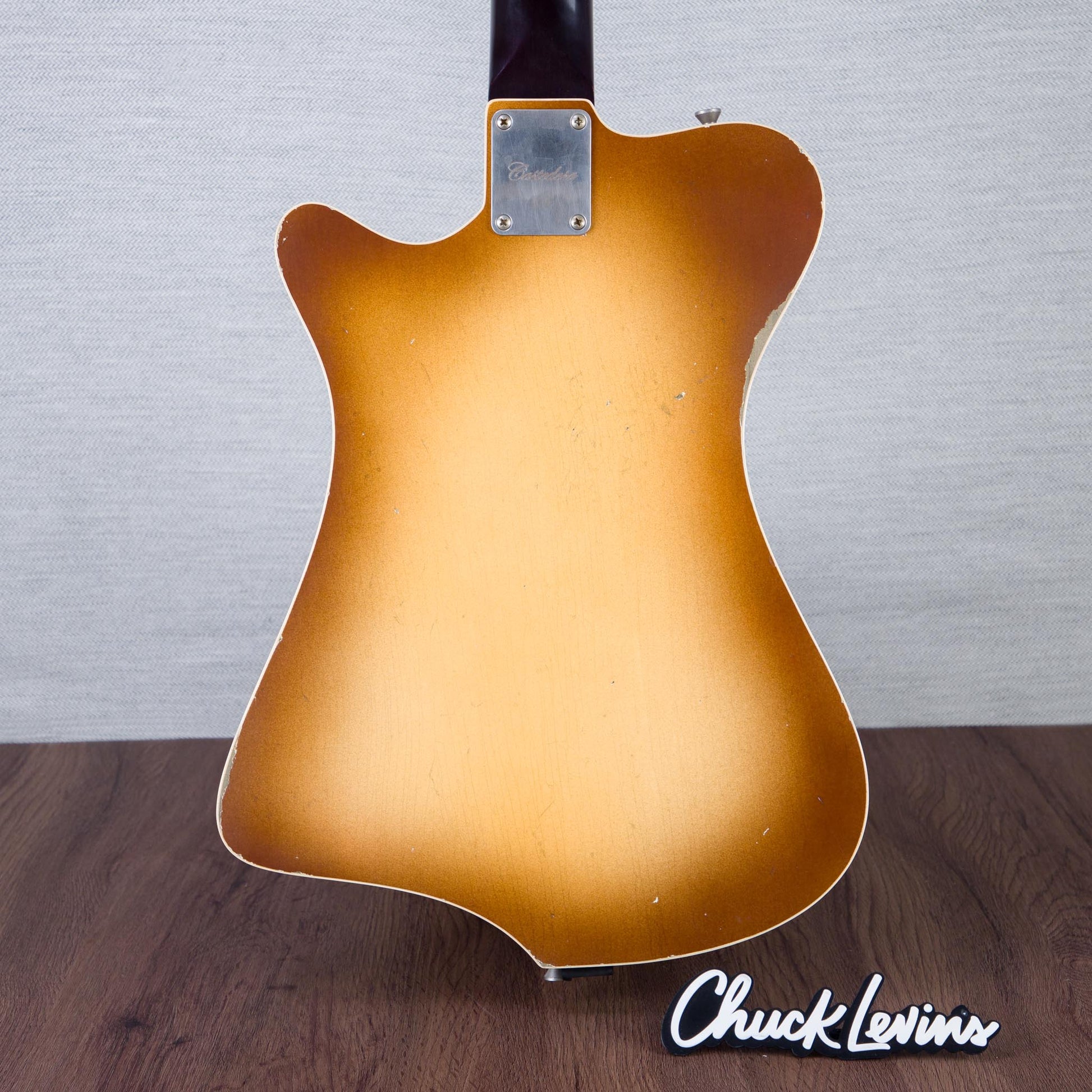 Castedosa The Halcon Baritone Electric Guitar - Aged Burnt Toast Marshmallow - #359
