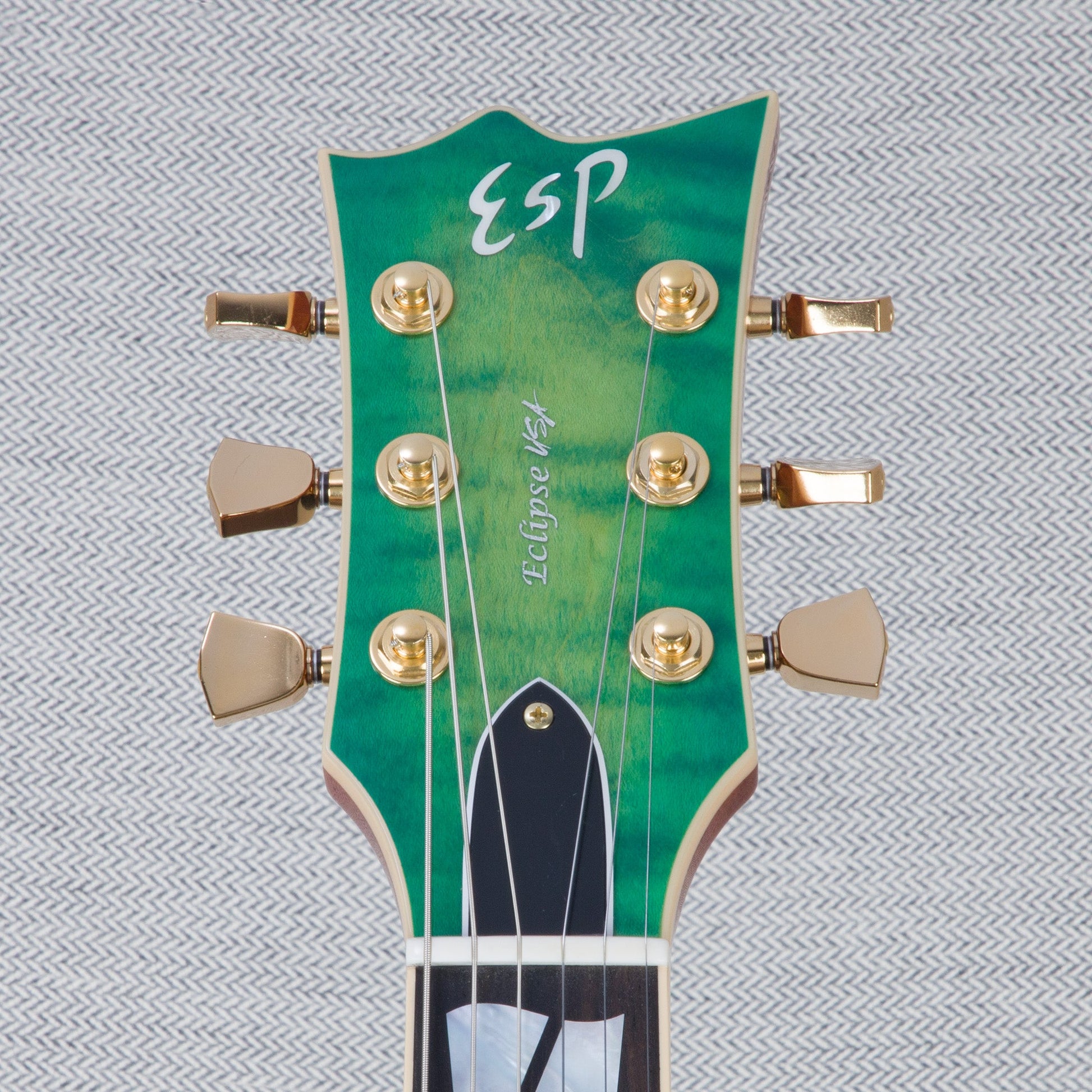 ESP USA Eclipse Electric Guitar - Lime Burst - #US24288 - Mint, Open Box
