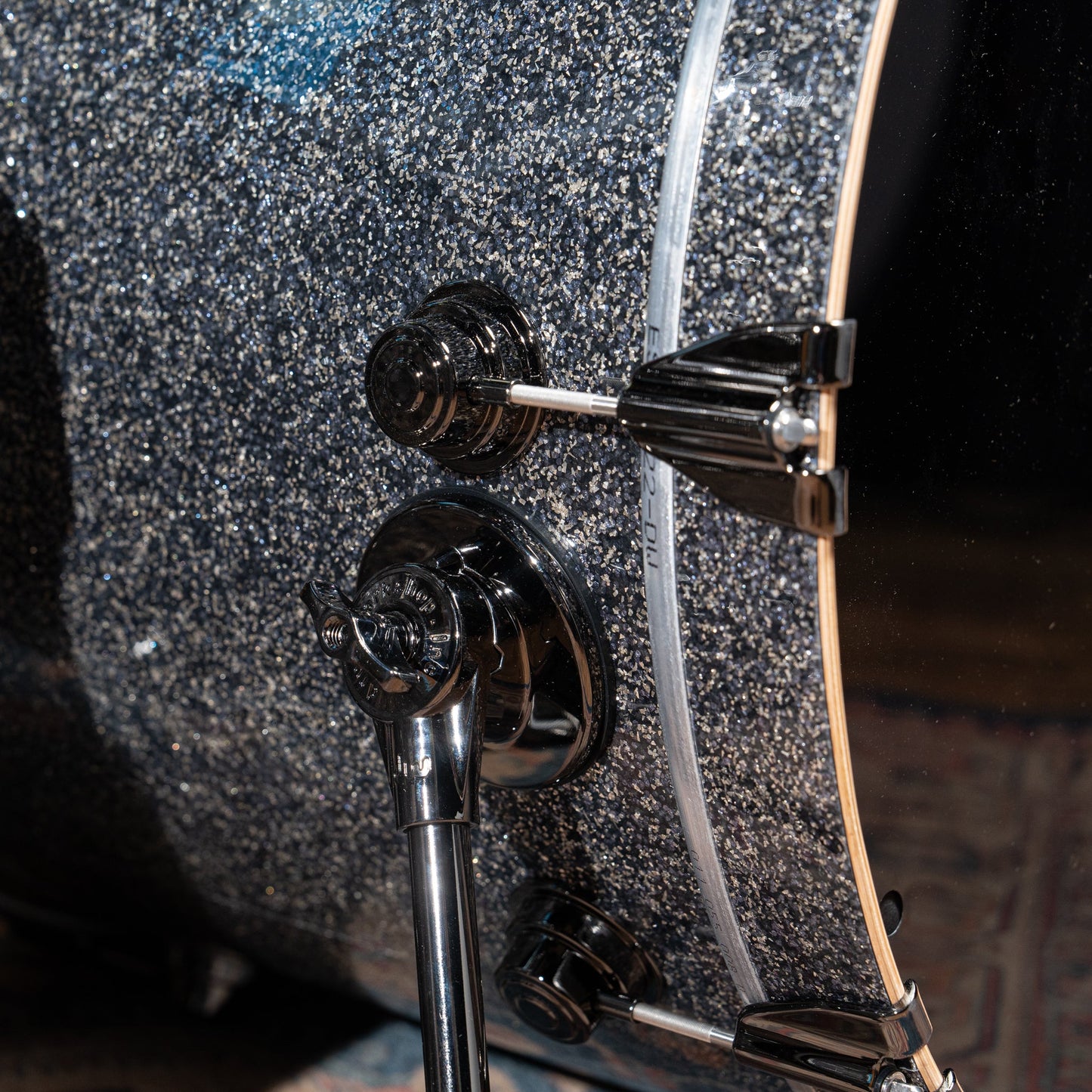 DW Collectors's Oak 4-Piece Shell Pack with 22-Inch Kick - Black Galaxy