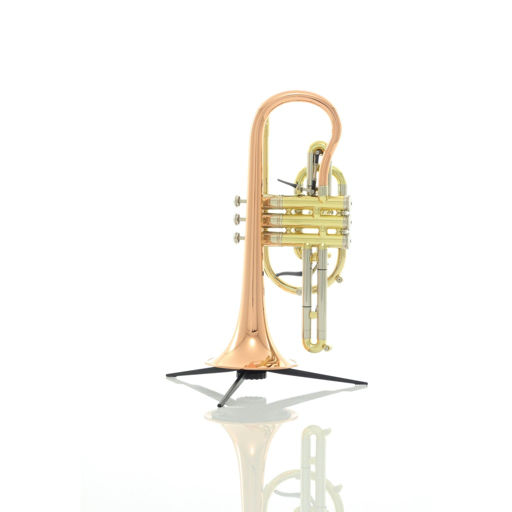 Getzen 3850 Bb Shepherds Crook Cornet - Clear Lacquered