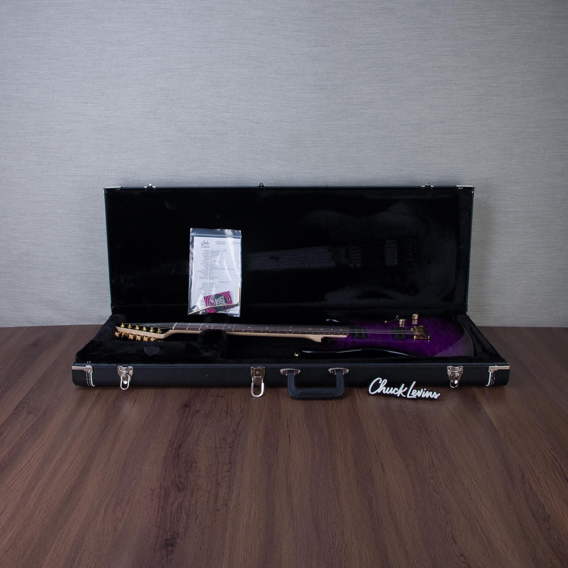 Suhr Limited Edition Standard Thin Burst Electric Guitar - Trans Purple - #89443