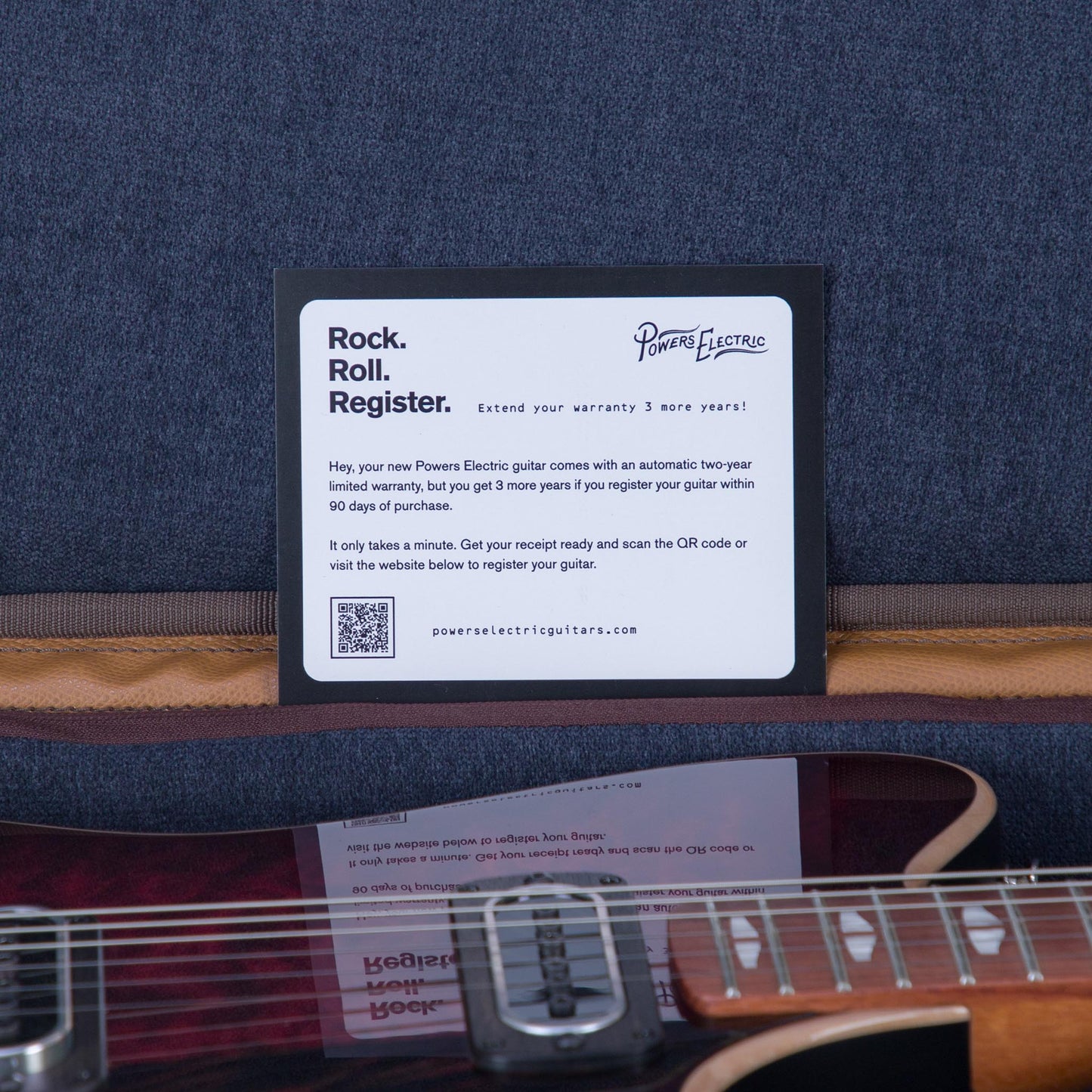 Powers Electric A-Type Select Quilt Maple Electric Guitar - Cabernet Red - #A996
