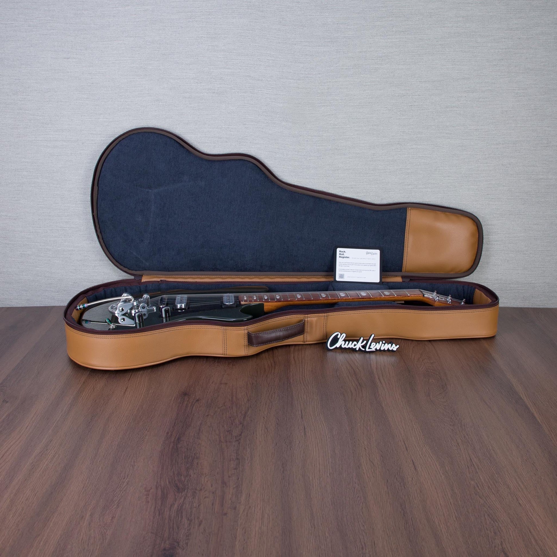 Powers Electric A-Type Select Maple Electric Guitar - Black Olive - #B244