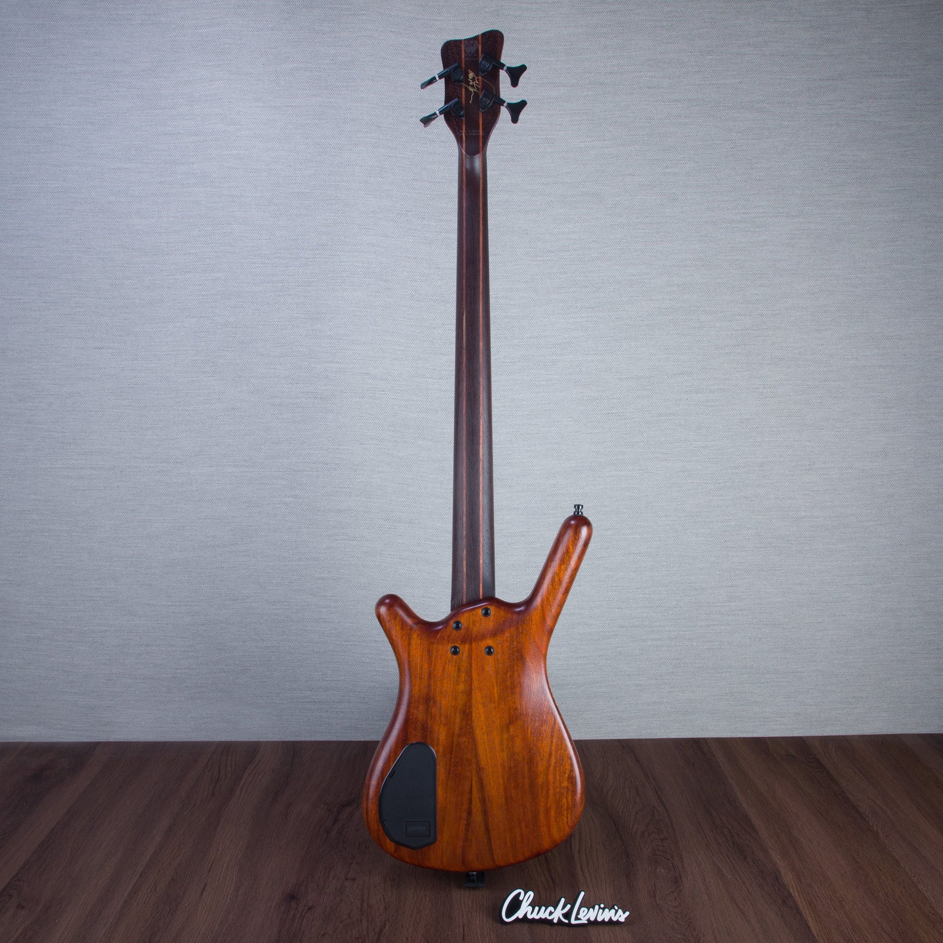 Warwick Limited Edition Pro Series Steametter 4-String Electric Bass Guitar - Special Amber Transparent Satin - #GPSG01021322