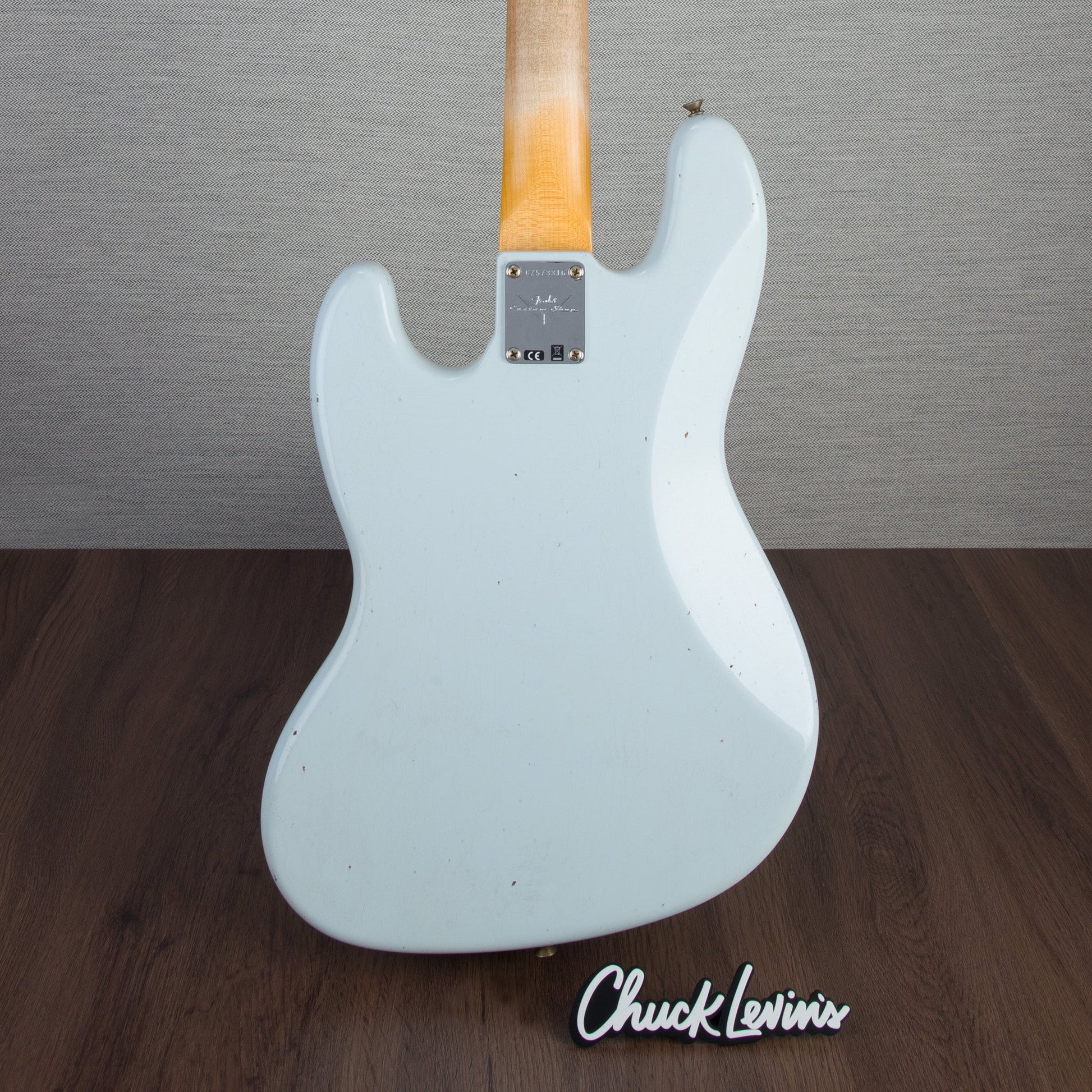 Fender Custom Sop 1963 Jazz Bass Journeyman Relic Electric Bass - Faded Aged Sonic Blue