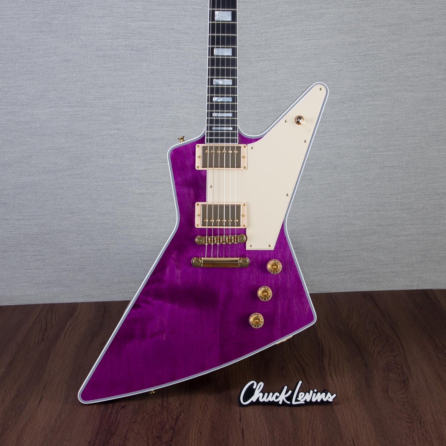 Gibson Custom Shop Explorer Custom VOS Electric Guitar - Trans Violet - #CS503396
