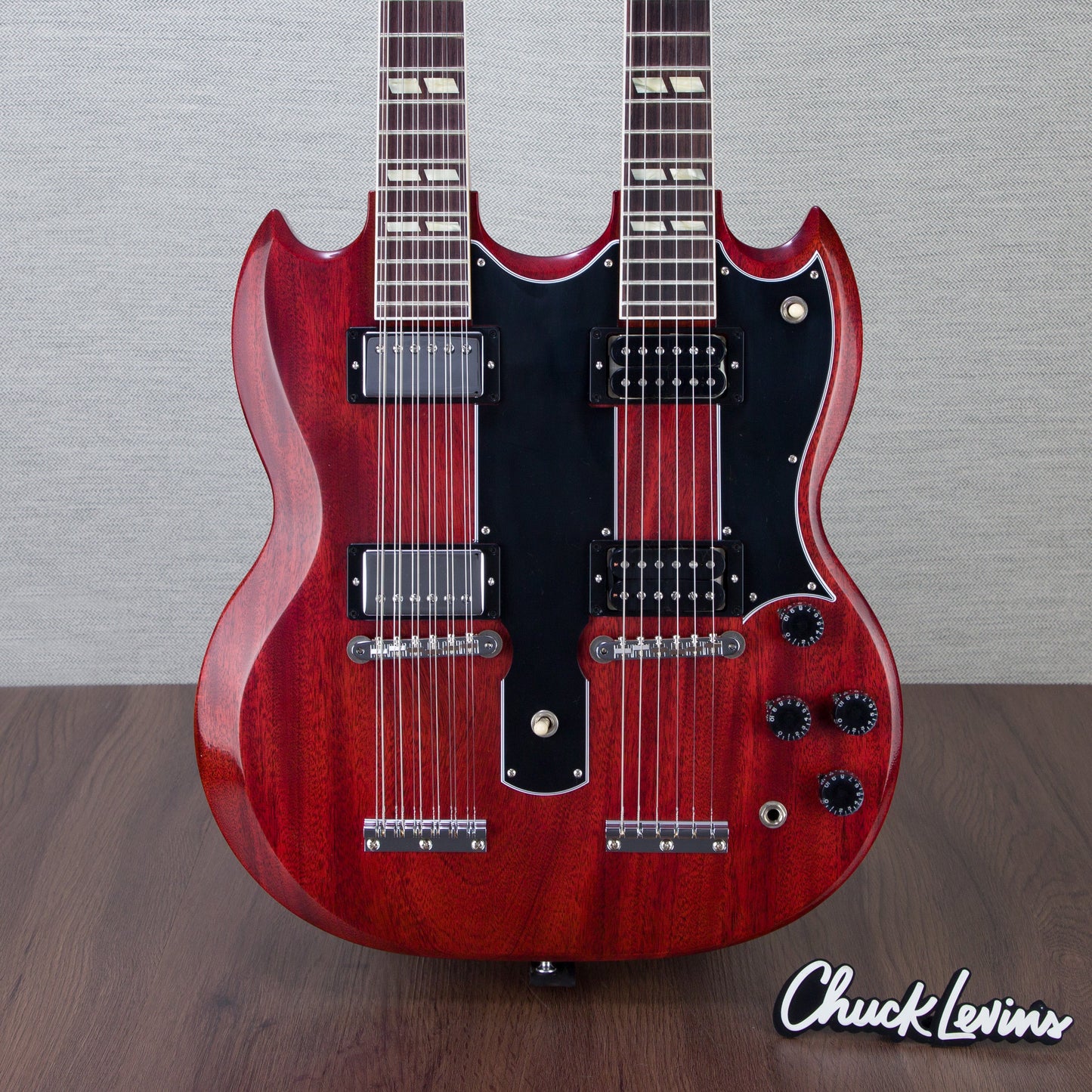 Gibson Jimmy Page EDS-1275 Doubleneck VOS Signature Electric Guitar - '69 Cherry - #CS403915