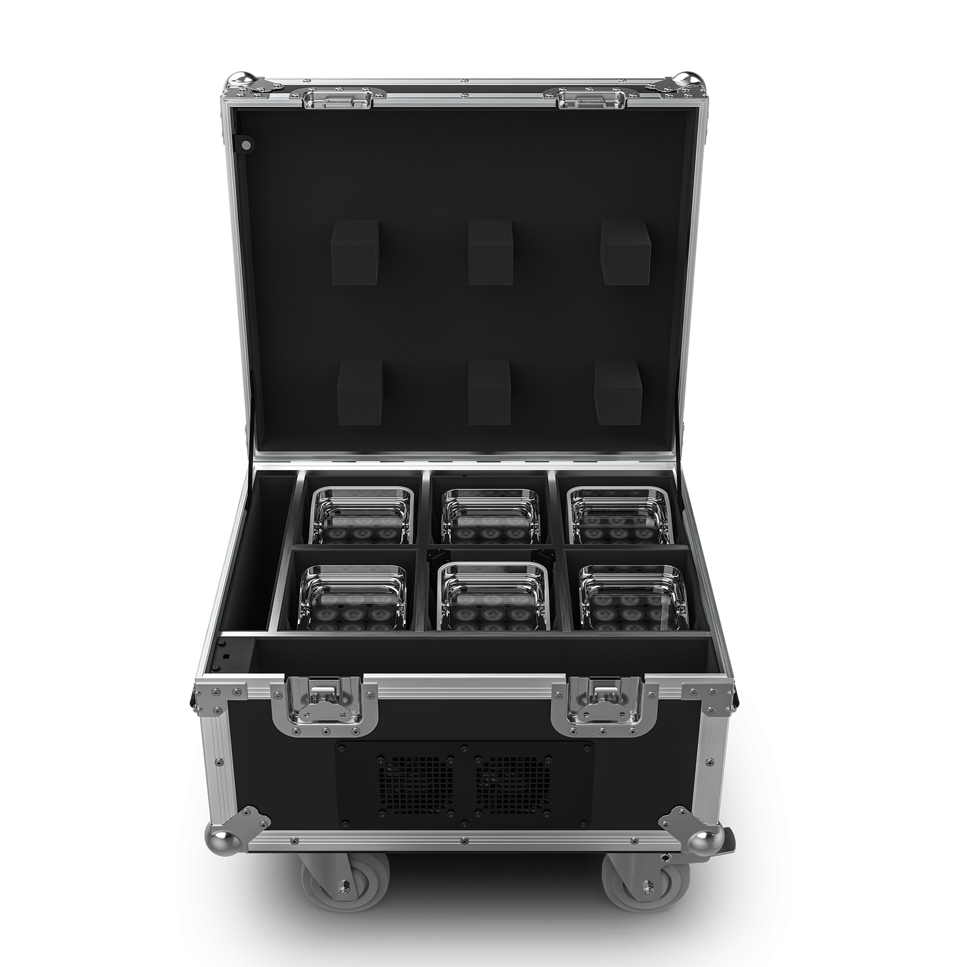 Chauvet Professional WELL FIT X Fixtures 6-Pack with Case
