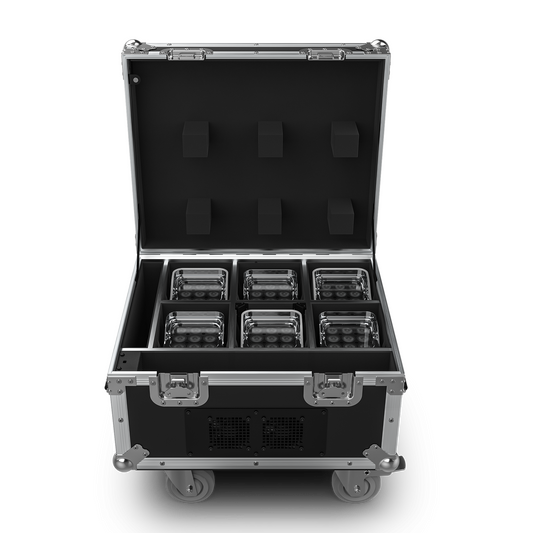 Chauvet Professional WELL FIT X Fixtures 6-Pack with Case