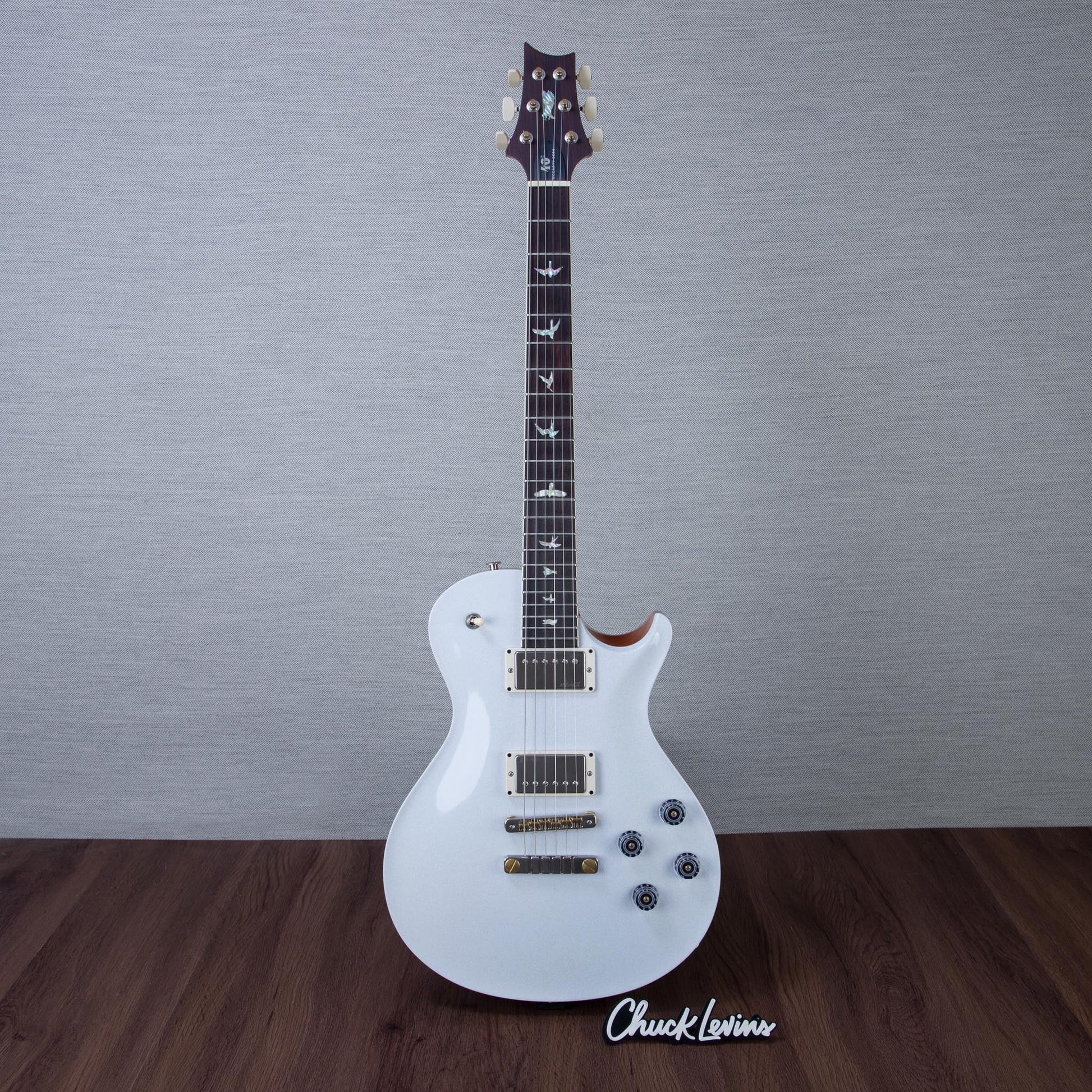 PRS McCarty SC56 Custom Color Electric Guitar - White Hollowflake - #250409567