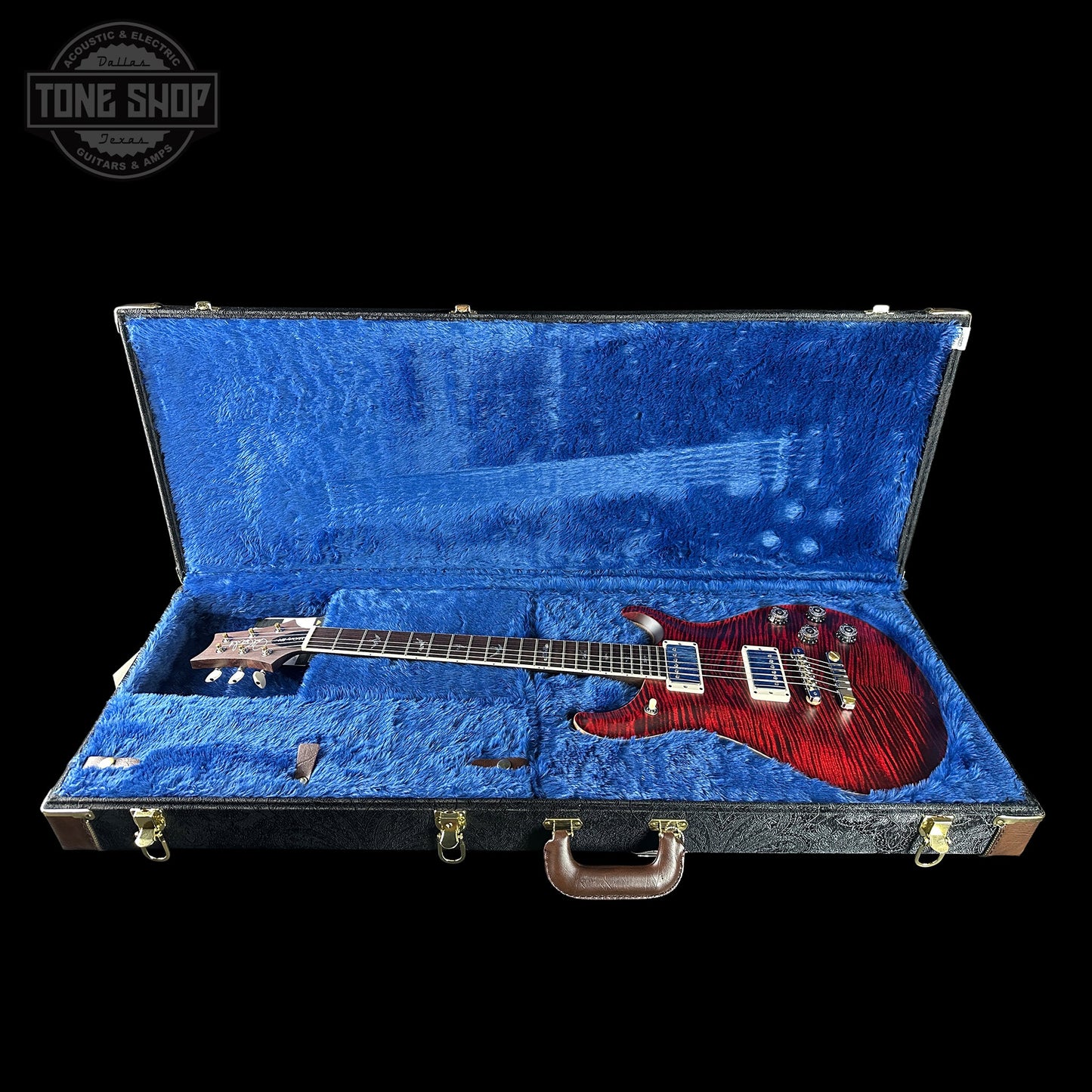 PRS Wood Library McCarty 594 Korina Red Tiger Satin RW neck w/case 0417620