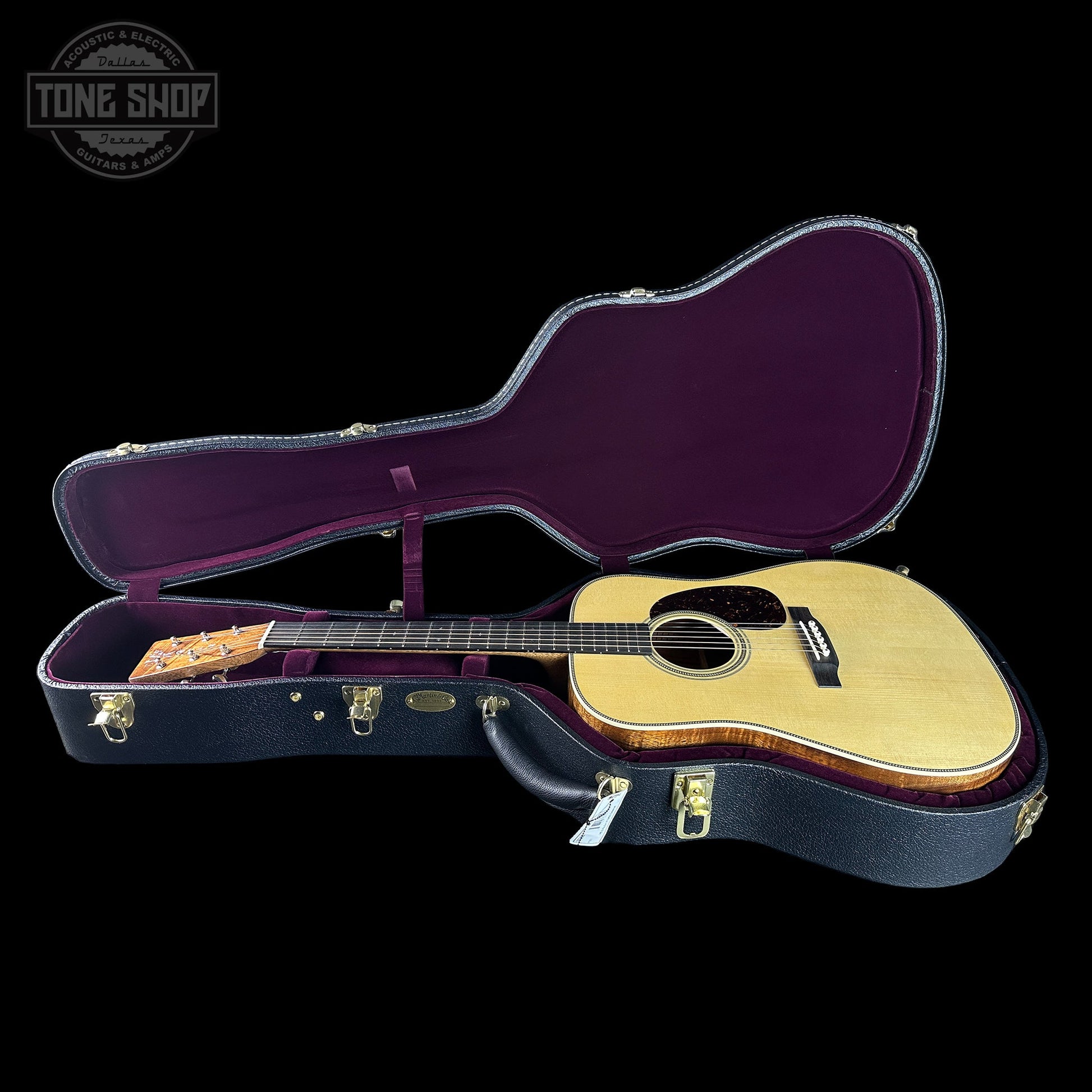 Martin Custom Shop Dread 28-Style Adirondack / Exceptional Broad Figure Koa w/case 2964100