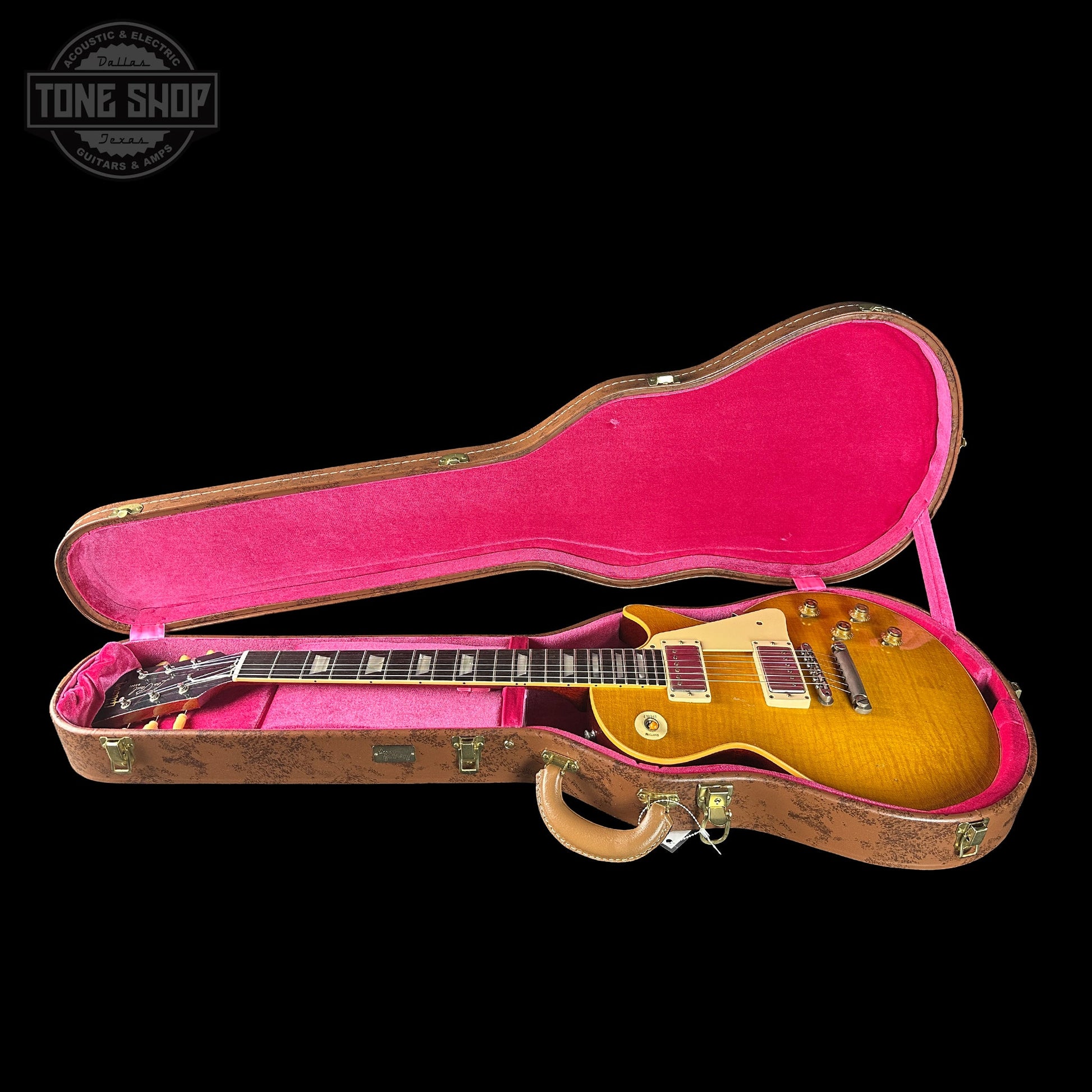 Gibson Custom Dealer Select 1959 Les Paul Brazilian Lemon Burst Light Aged w/case 96098