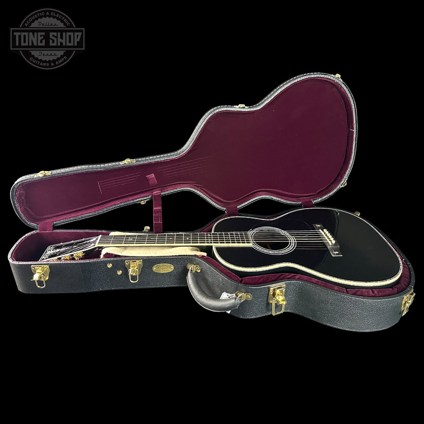 Martin Custom Shop 00-12 45 Style Torch Motif All Black w/Case 2945115
