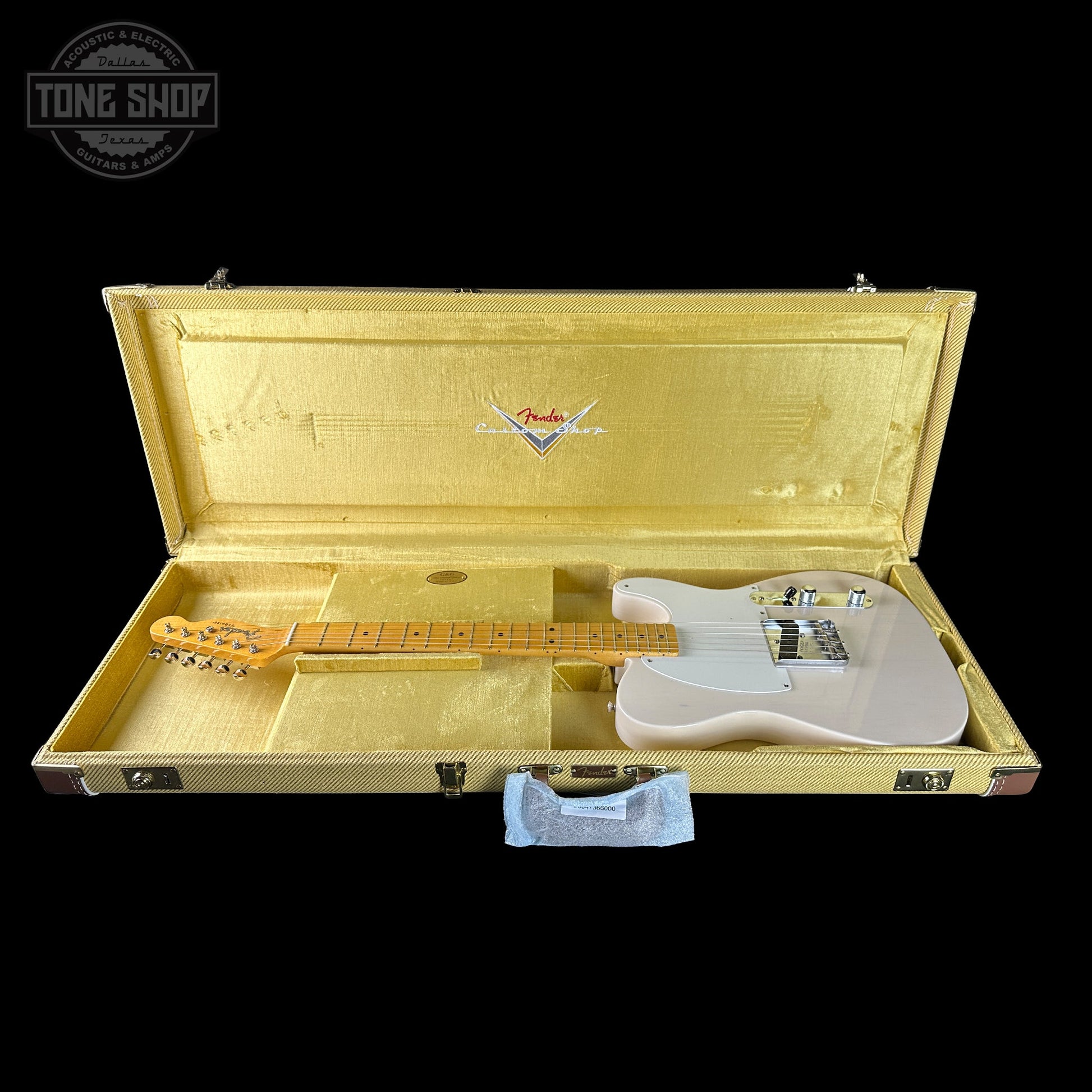 Fender Custom Shop Vintage Custom 1950 Pine Esquire Time Capsule Aged White Blonde w/case