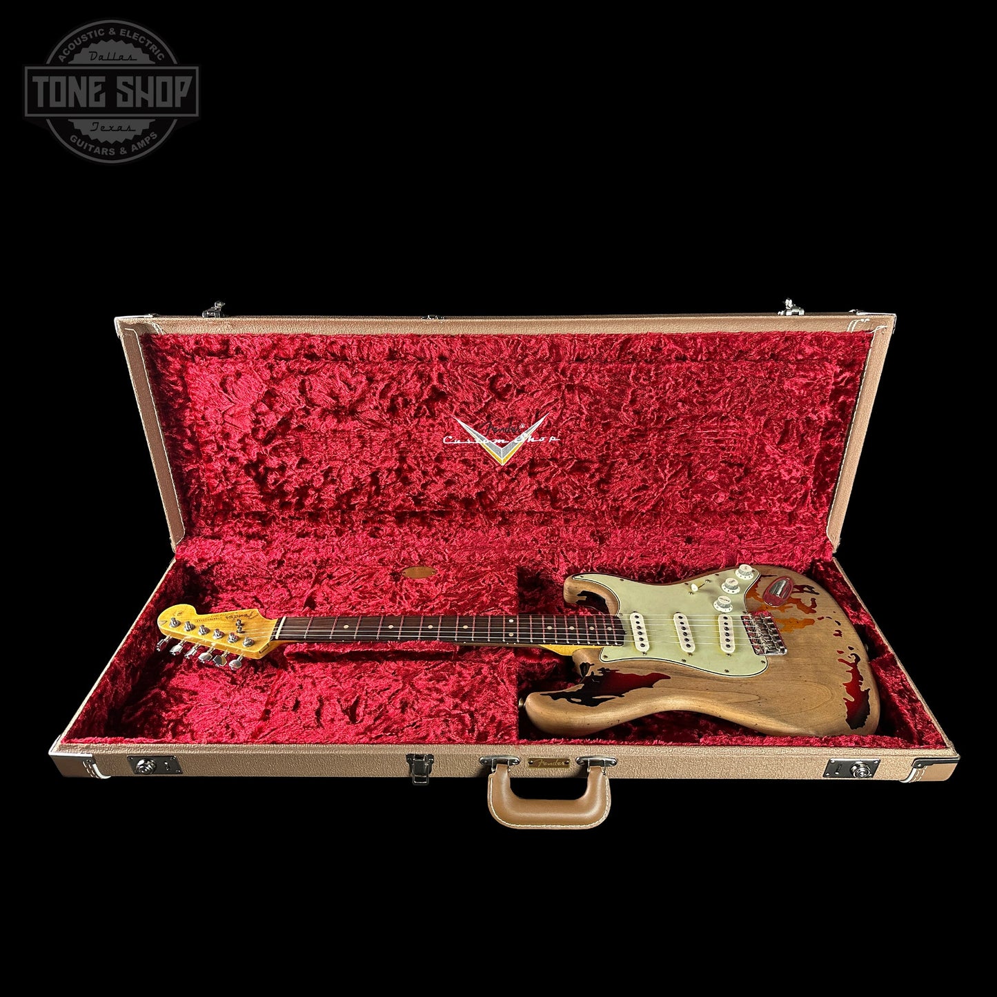 Fender Custom Shop Rory Gallagher Stratocaster Heavy Relic 3 Tone Sunburst w/case R144491