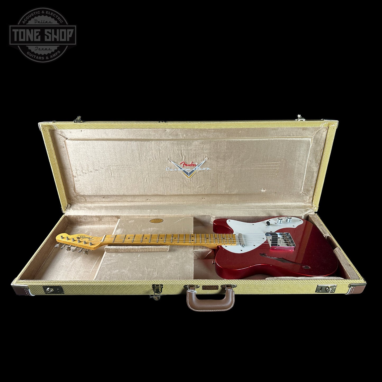 Fender Custom Shop 50s Thineline Telecaster Journeyman Relic Aged Candy Apple Red w/case